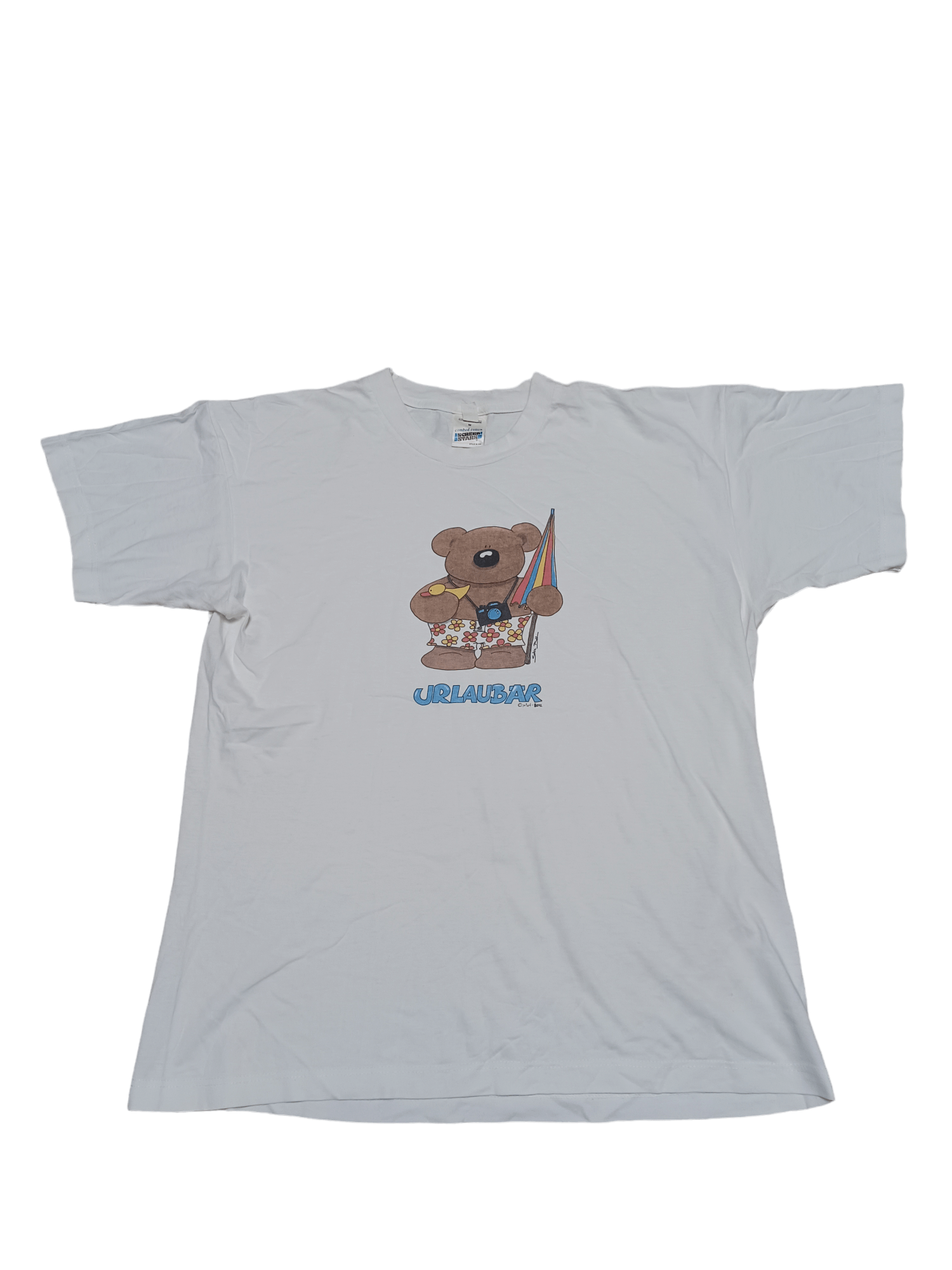 Vintage URLAUBAR VINTAGE 90S CRAZY TEE SCREENSTARS Size US M / EU 48-50 / 2 - 1 Thumbnail