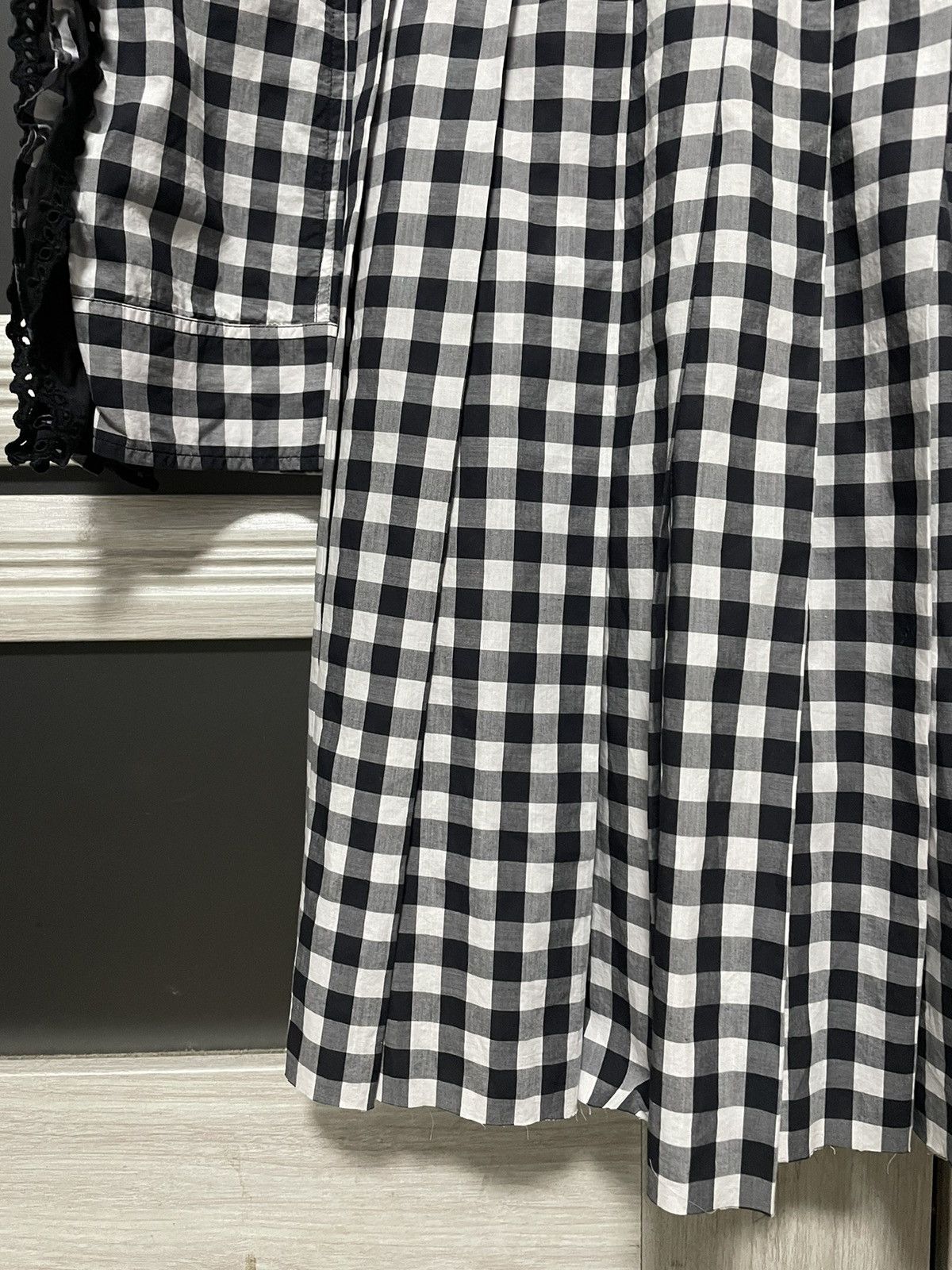 Prada Prada Pre-Fall 2013 Gingham Off-Shoulder Dress Campaign Size S / US 4 / IT 40 - 19 Thumbnail