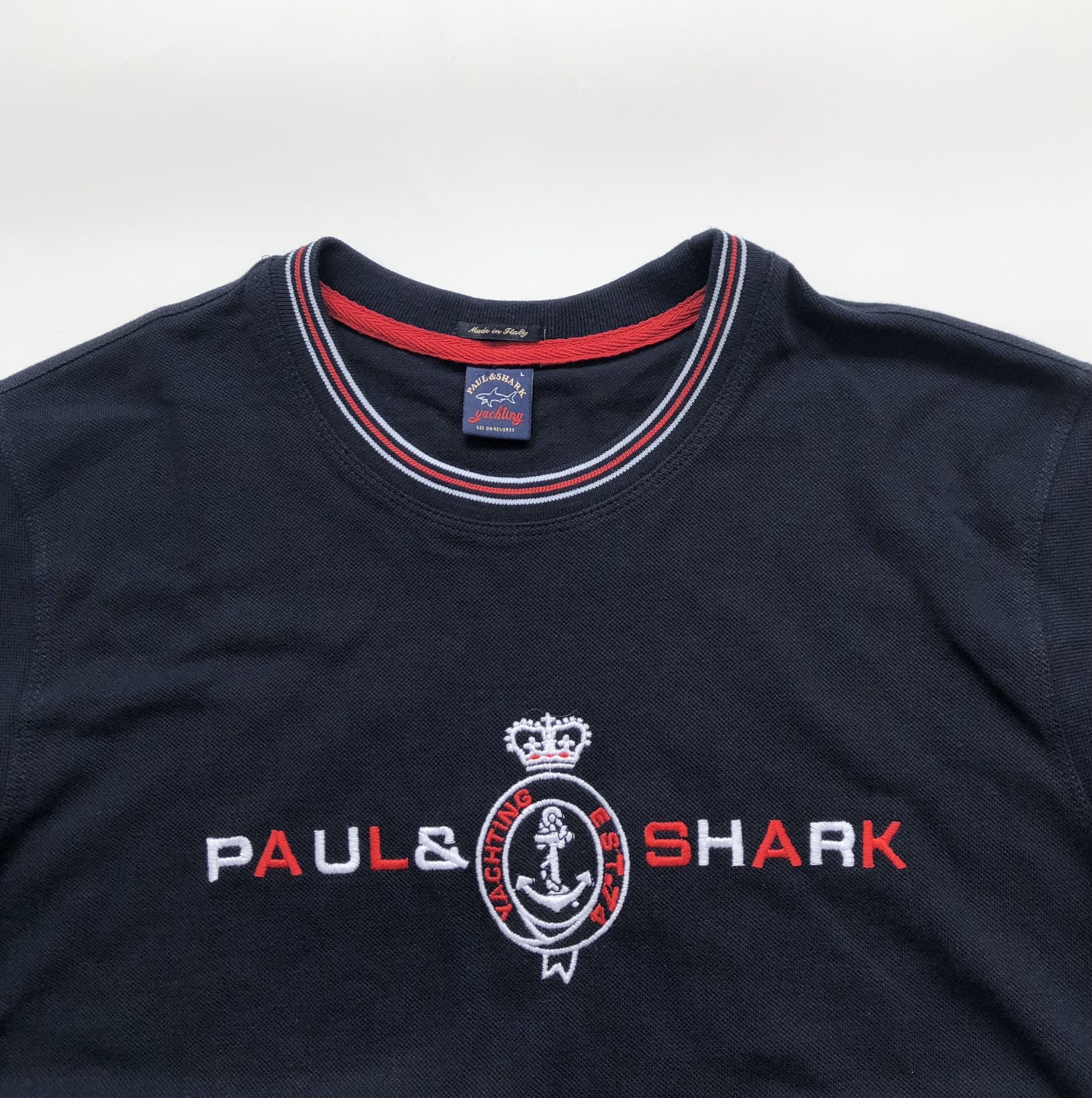 Paul & Shark Paul Shark Yachting Vintage T-Shirt Size US L / EU 52-54 / 3 - 3 Thumbnail