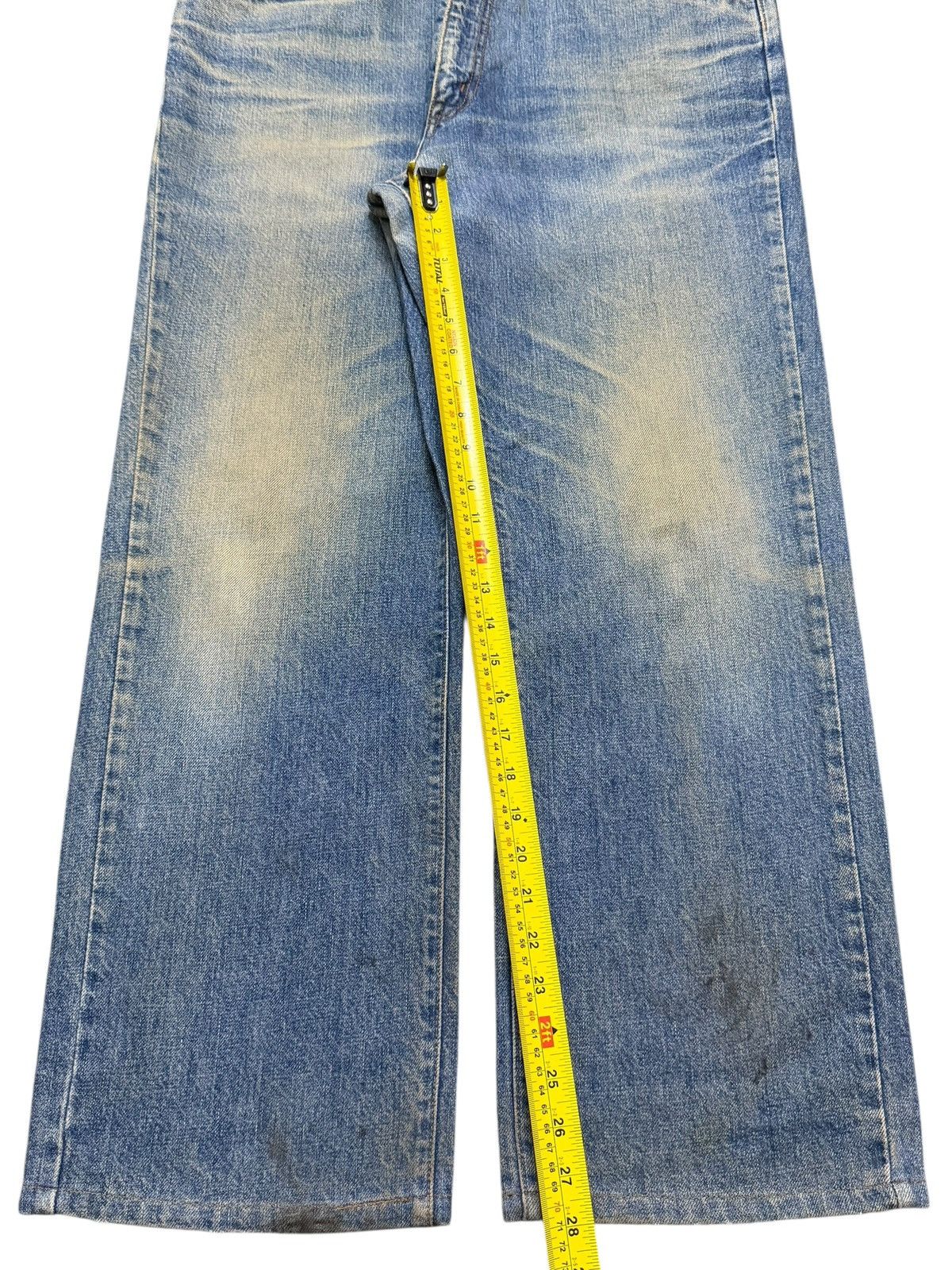 Big John Vintage Big John Blue Mud Wash Faded Clawmark Wide Leg Baggy Size US 36 / EU 52 - 14 Thumbnail