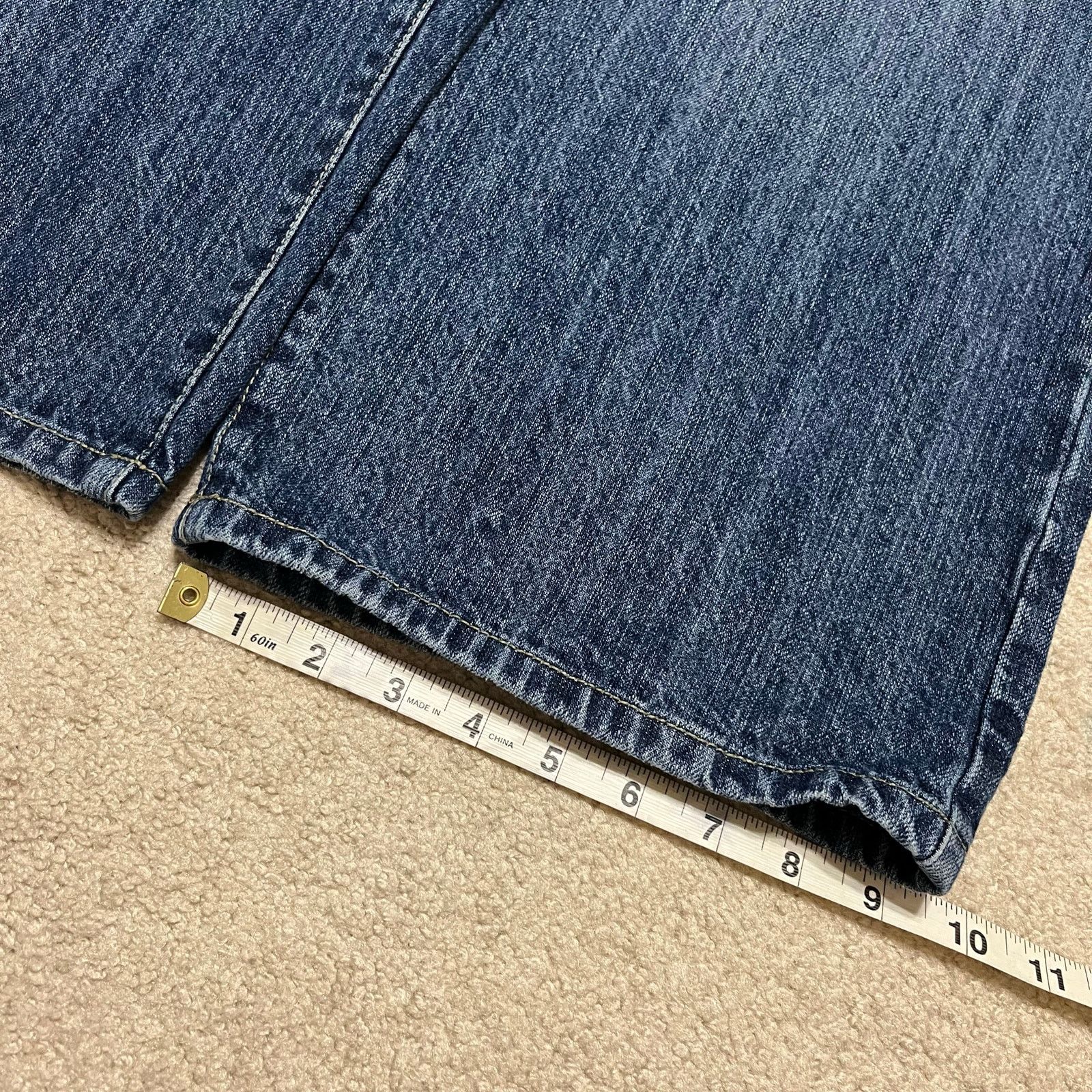 Other Exsto Y2K Baggy Skater Acid Washed Faded Blue Jeans 38Wx34L Size US 40 / EU 56 - 7 Thumbnail