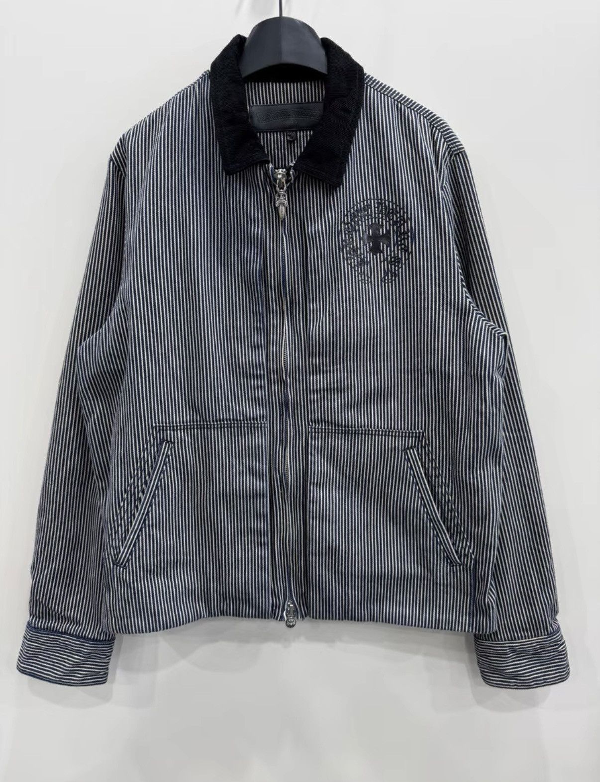 Chrome Hearts Chrome Hearts Japan Limited Stripe Sanskrit Work Jacket Size US L / EU 52-54 / 3 - 1 Thumbnail