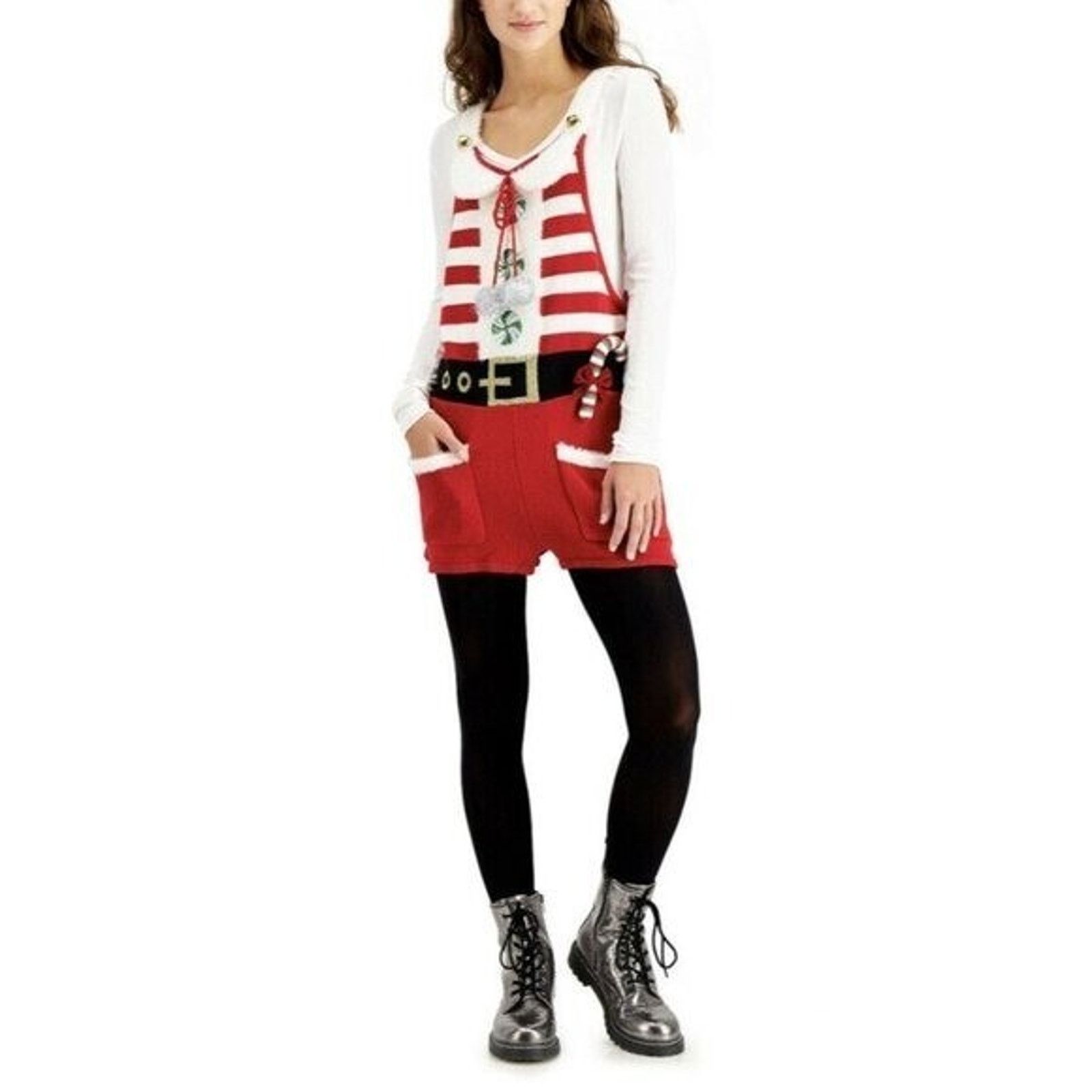 Paradoxe Paris Hooked up juniors Santa costume size S Christmas A000370 Size 22" - 2 Thumbnail