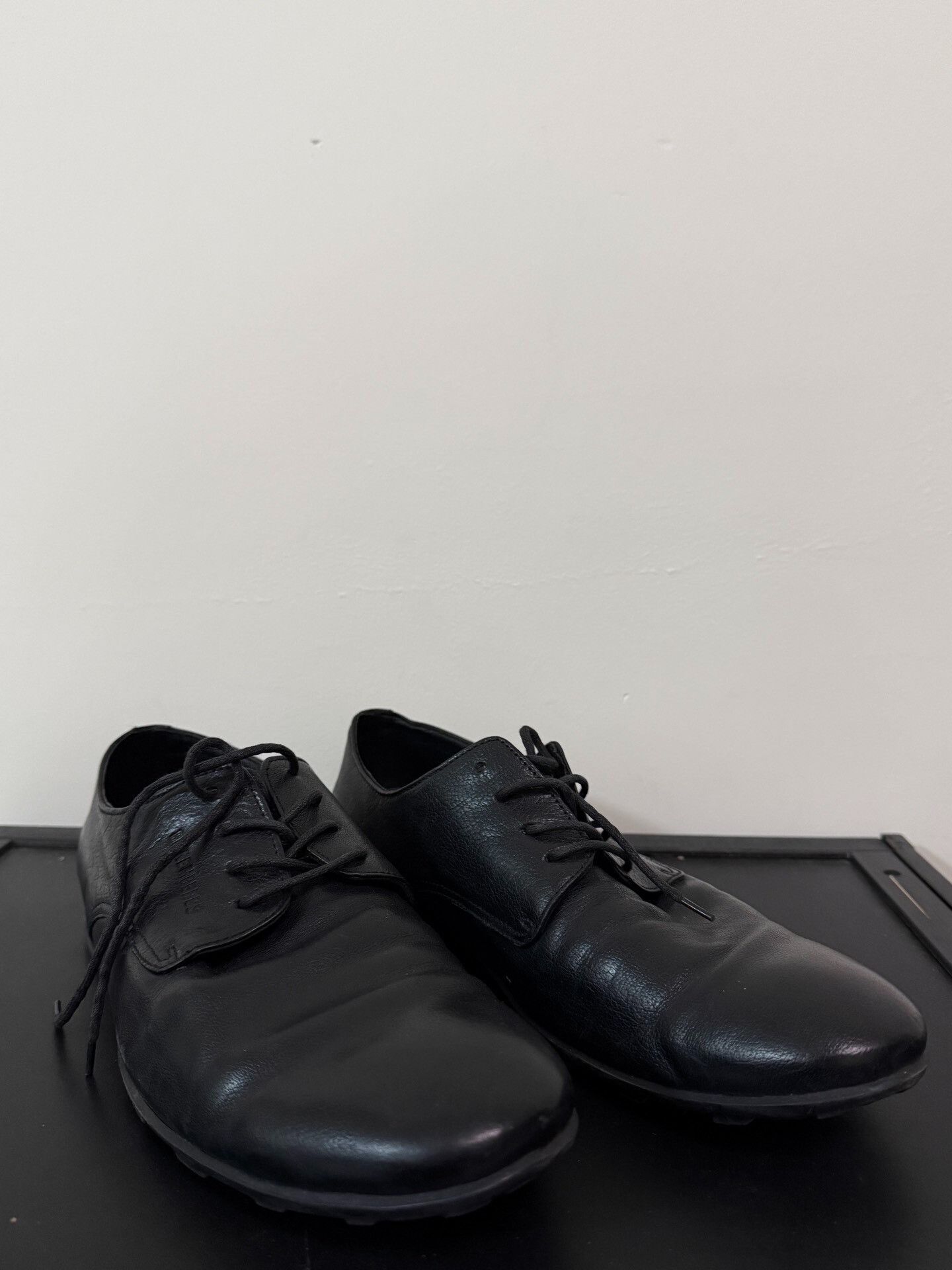 Dirk Bikkembergs Dirk Bikkembergs 90s Black Leather Shoes Size US 8 / EU 41 - 1 Thumbnail