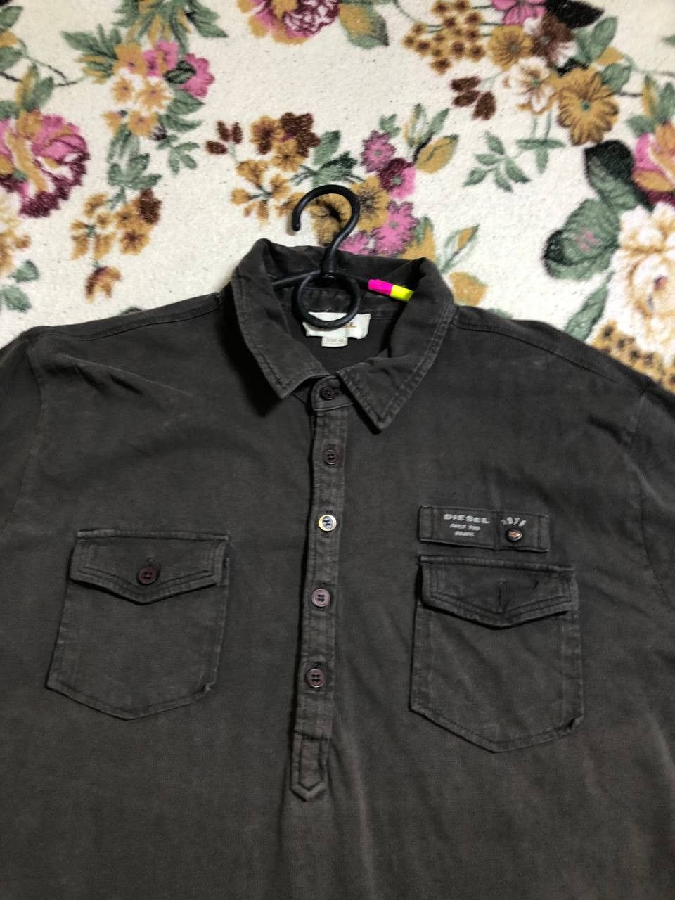 Diesel Men's Diesel T-Maya-RS Jersey Polo Shirt Chest Pockets Size US XL / EU 56 / 4 - 3 Thumbnail