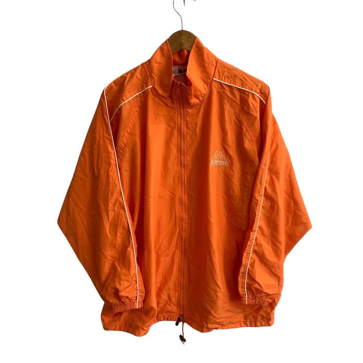 Kappa × Vintage Vintage Kappa Big Logo Large Orange Windbreaker large Size US L / EU 52-54 / 3 - 2 Thumbnail