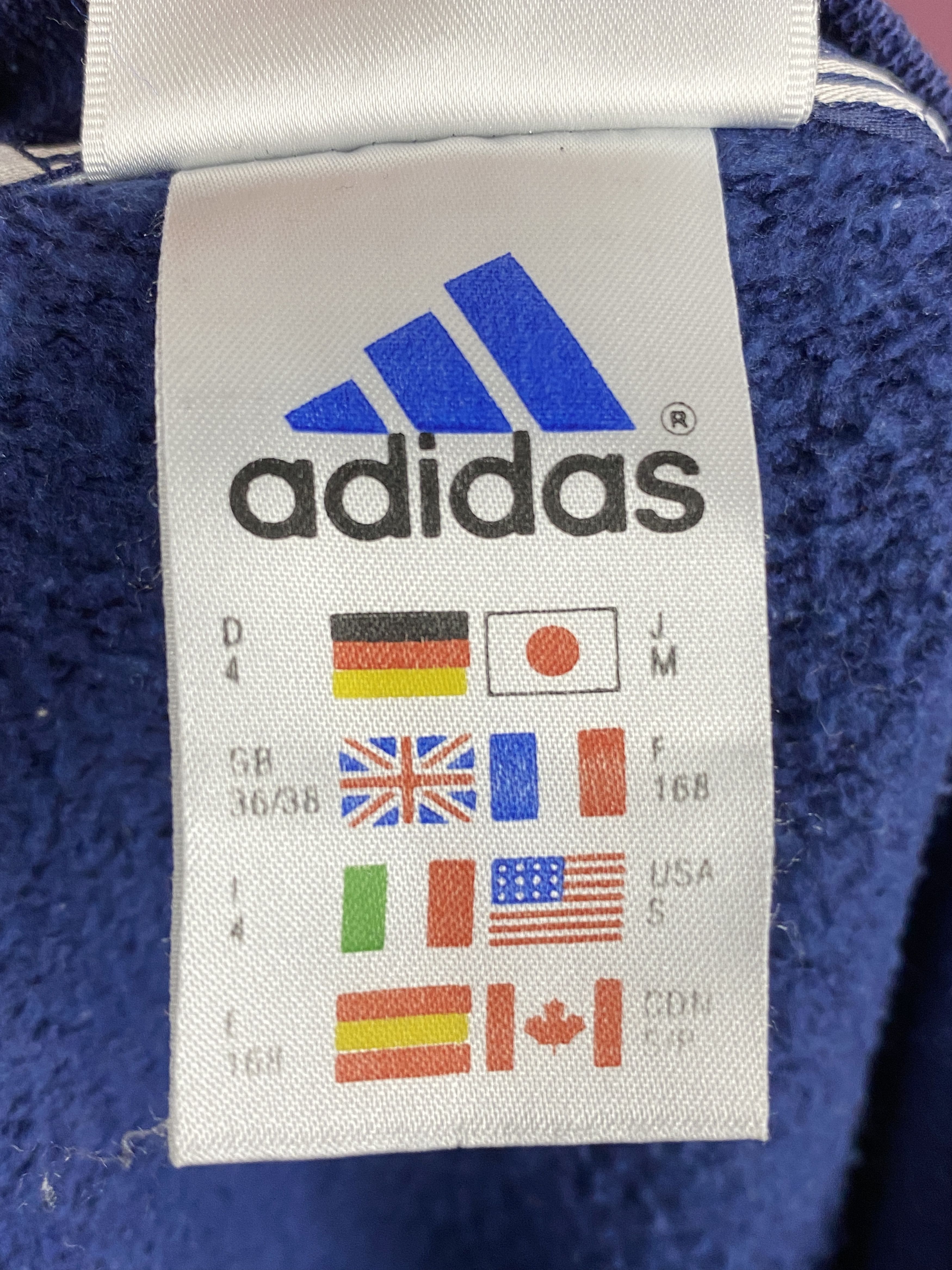 Adidas × Vintage 90s Adidas Vintage Men's Sweatshirt - M Size US M / EU 48-50 / 2 - 5 Thumbnail