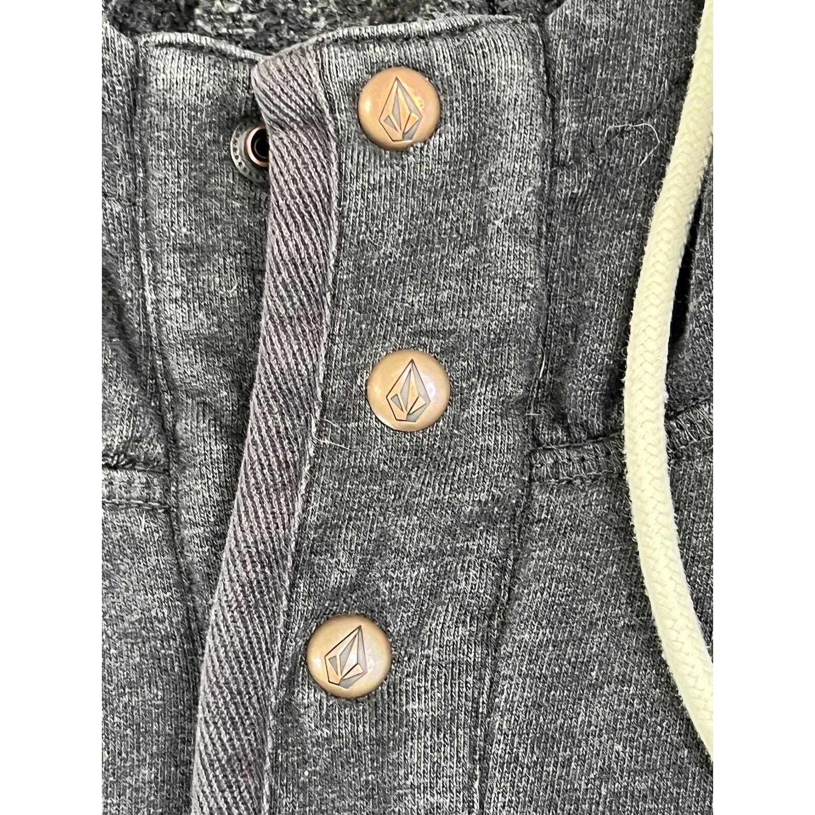Volcom Vintage Volcom Stone Dark Heather Gray Hoodie MD Size US M / EU 48-50 / 2 - 5 Thumbnail