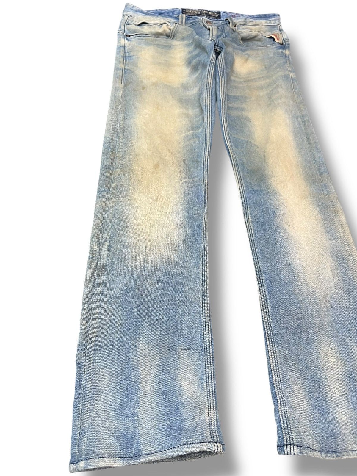 Replay Vintage Replay JETQ Mudwash Faded Denim Size US 29 - 3 Thumbnail