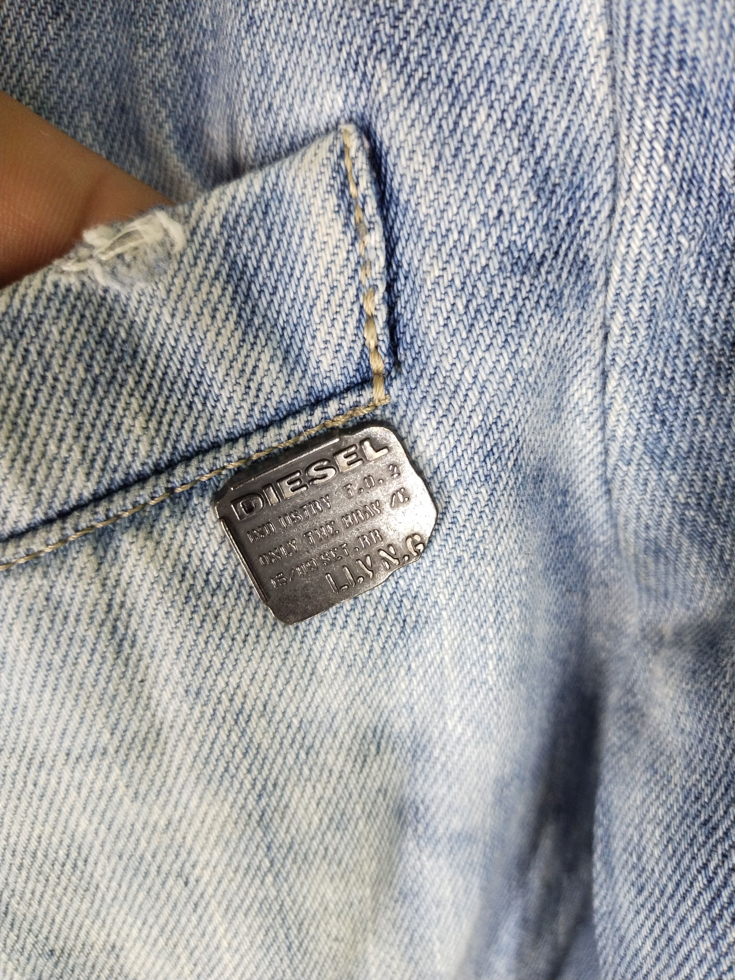 Diesel Vintage Diesel Denim Jacket Punk Seditionaries Jacket Size US M / EU 48-50 / 2 - 6 Thumbnail