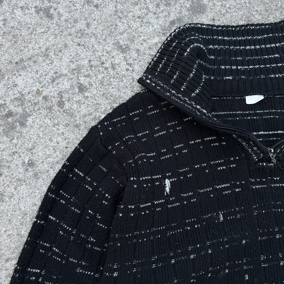 If Only Was True Vintage Japanese Style Zip 1/4 Knit Sweater Y2K 00s USA Size US L / EU 52-54 / 3 - 6 Thumbnail