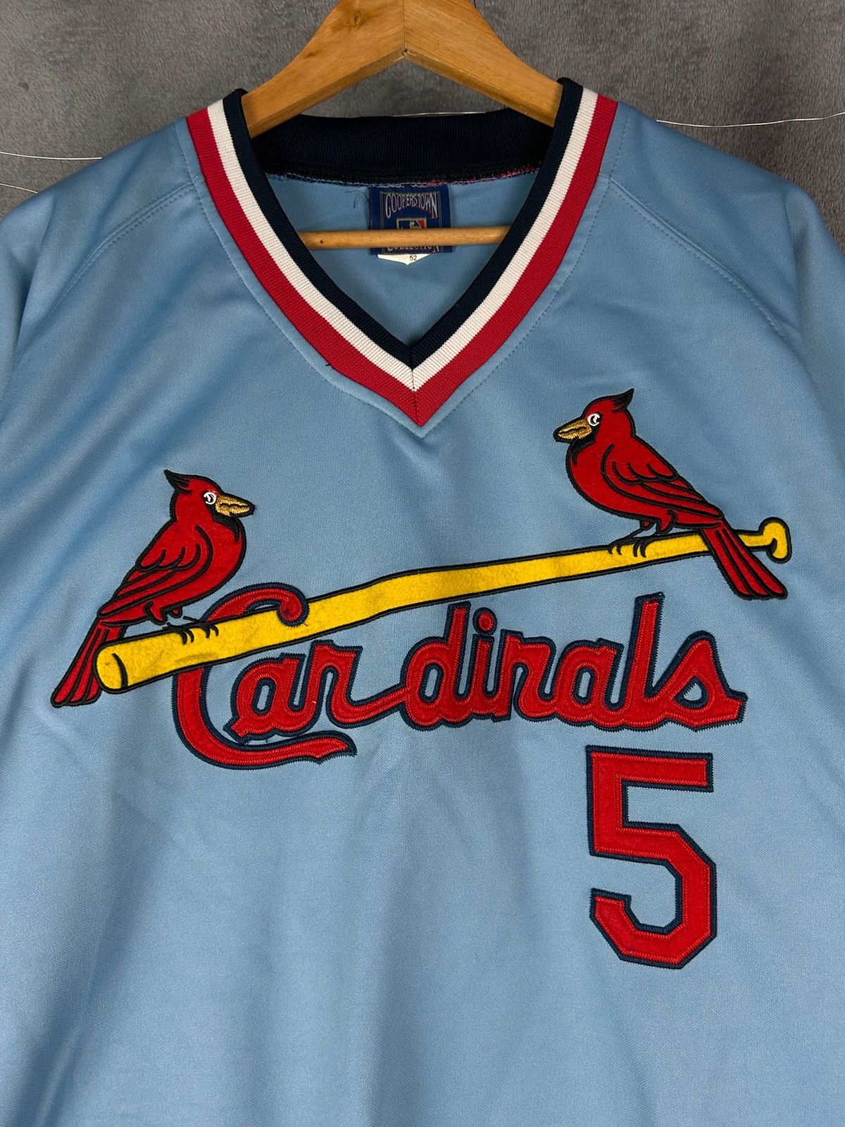 Majestic Cardinals Jersey 5 Pujols niebieska big logo haft Size US XL / EU 56 / 4 - 3 Thumbnail