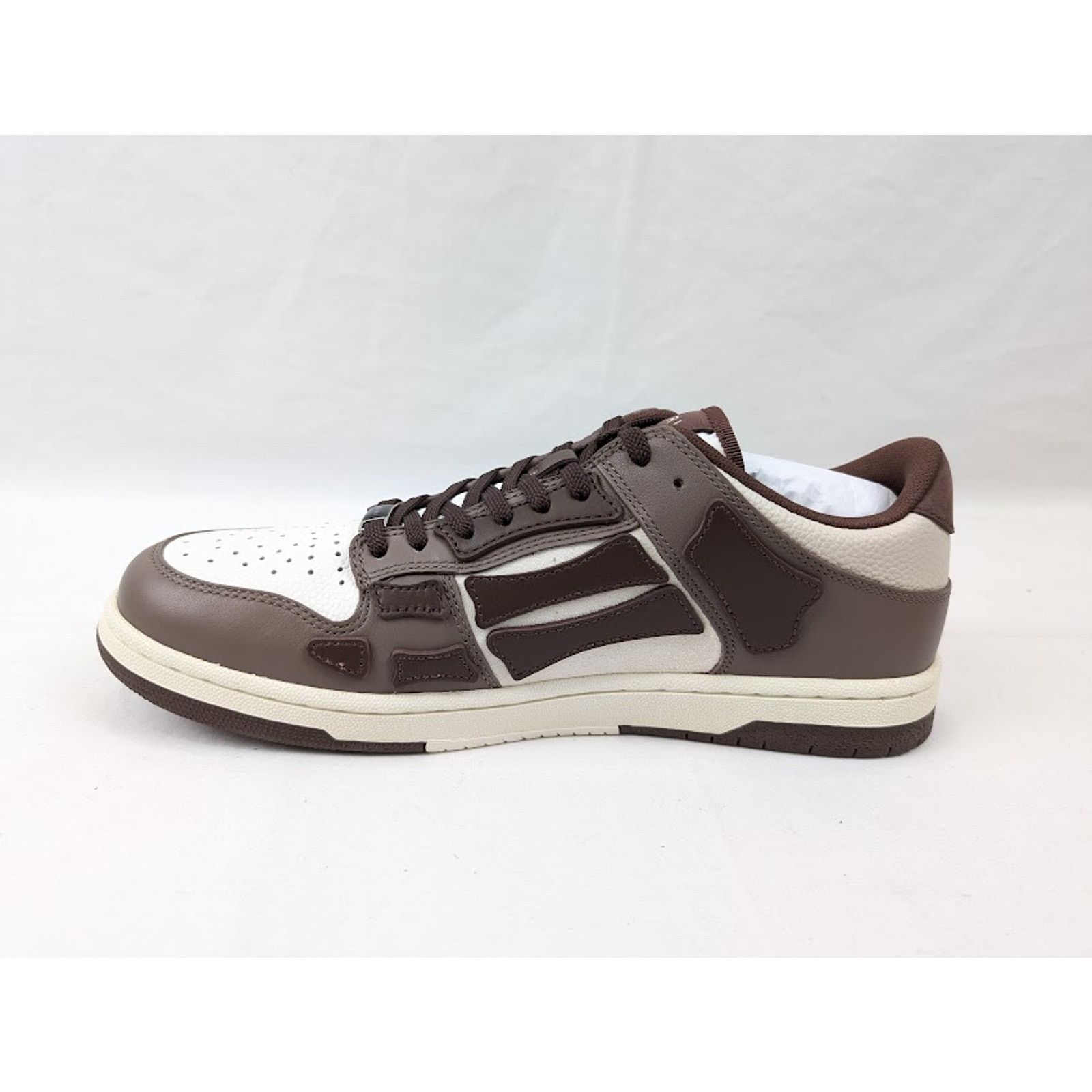 Amiri o1rshd1 Skelton Low-Top Sneakers in Brown Size US 9 / EU 42 - 7 Thumbnail