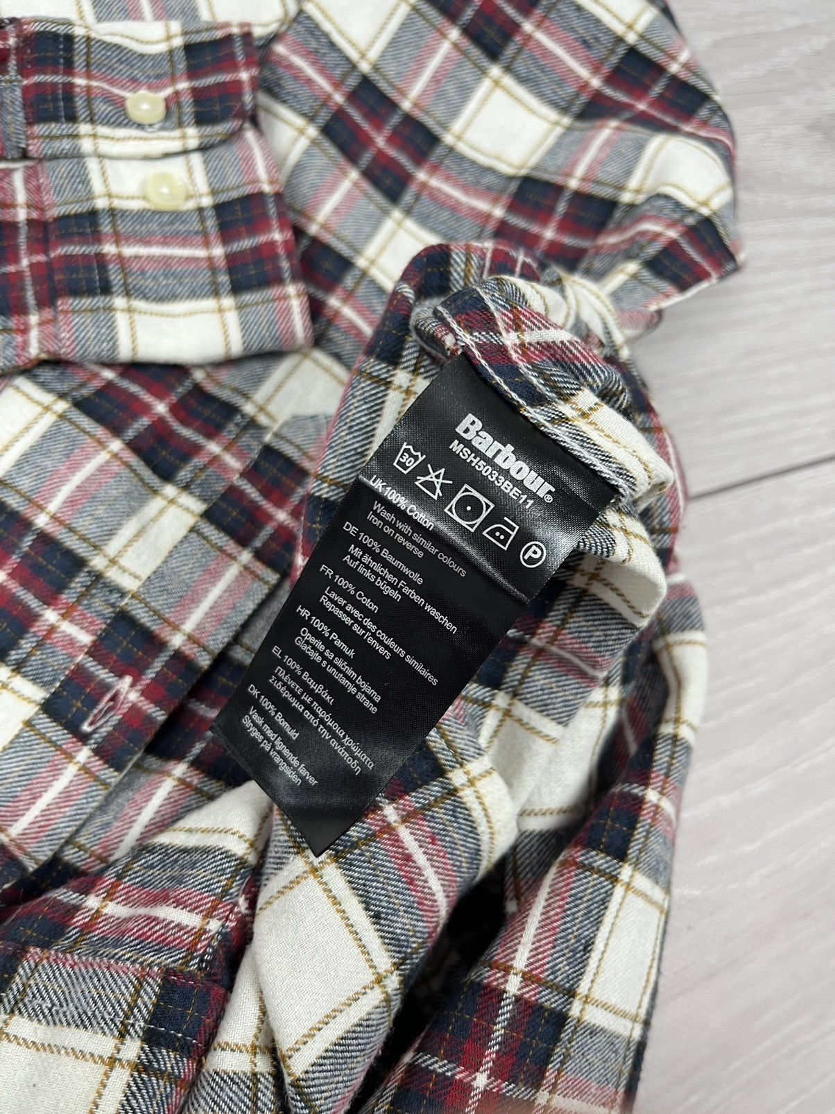 Barbour Barbour Tailored Flannel Checkered Shirt Size US M / EU 48-50 / 2 - 8 Thumbnail