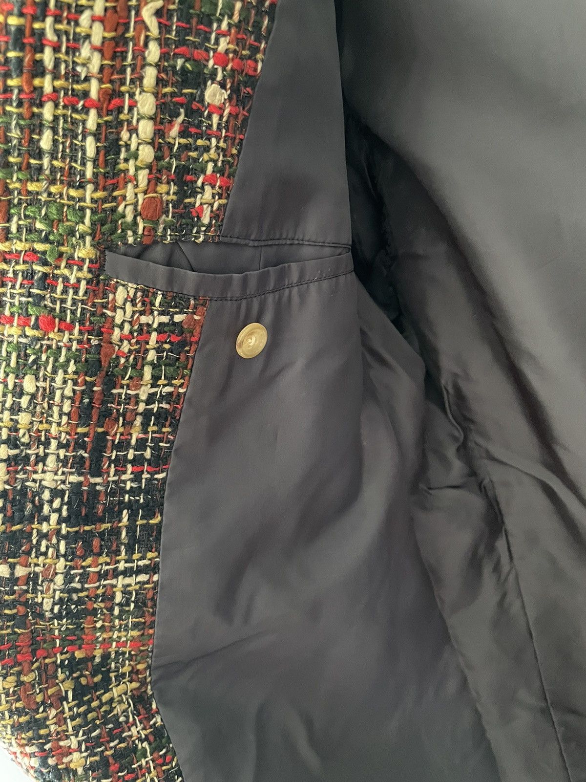 Yohji Yamamoto 80’s Pour Homme Silk-Linen Tweed Sport Coat Size US S / EU 44-46 / 1 - 4 Thumbnail