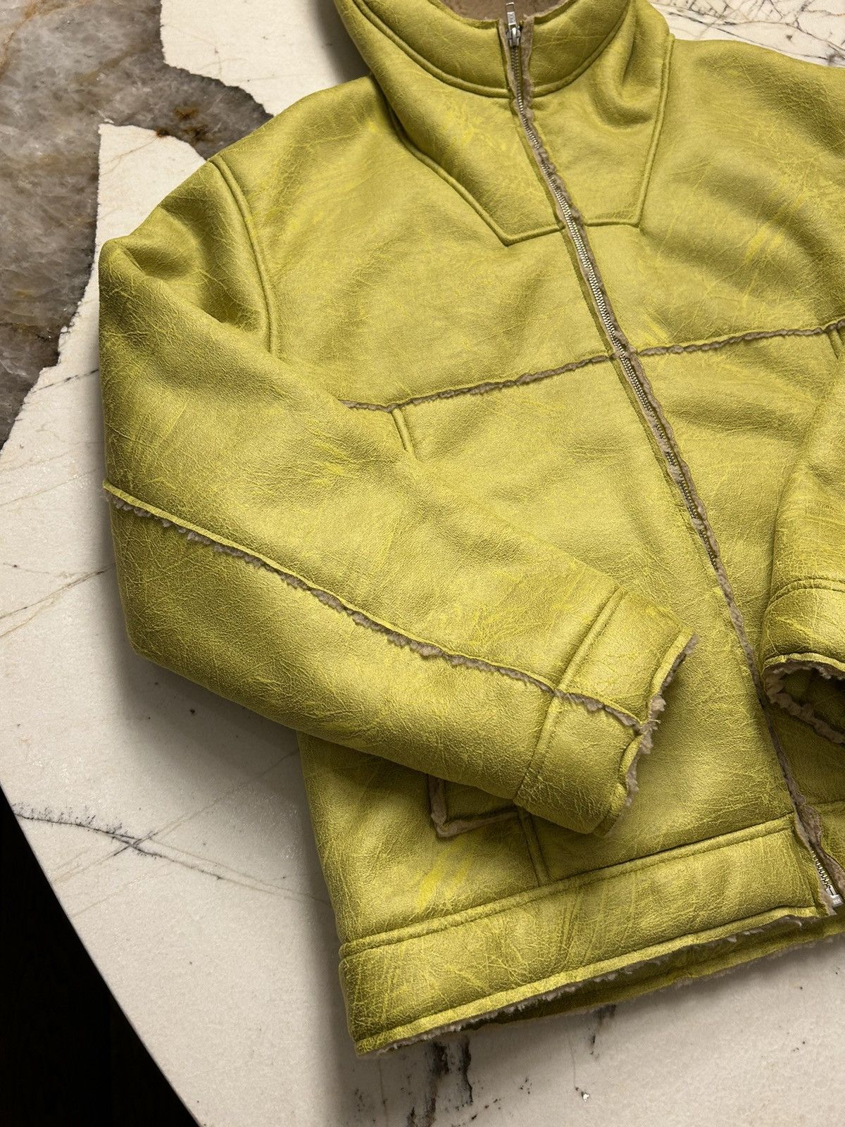 Supreme Faux Leather Shearling Hooded Jacket SS23 Size US XL / EU 56 / 4 - 3 Thumbnail