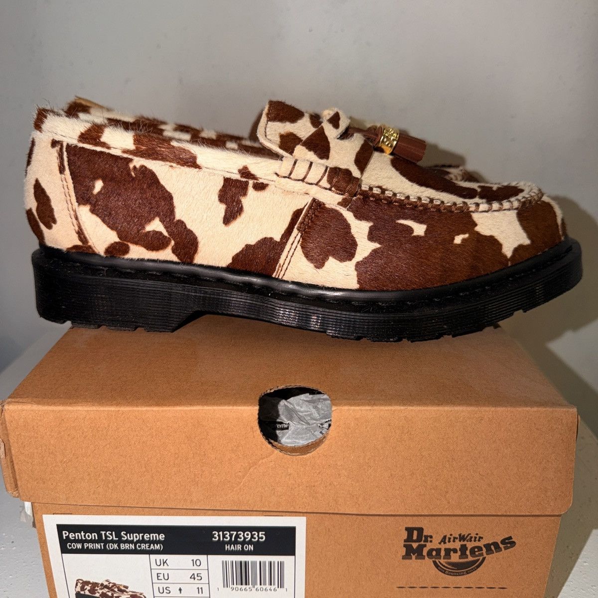 Dr. Martens × Supreme Penton TSL Supreme COW PRINT (DK BRN CREAM) Size US 11 / EU 44 - 3 Thumbnail