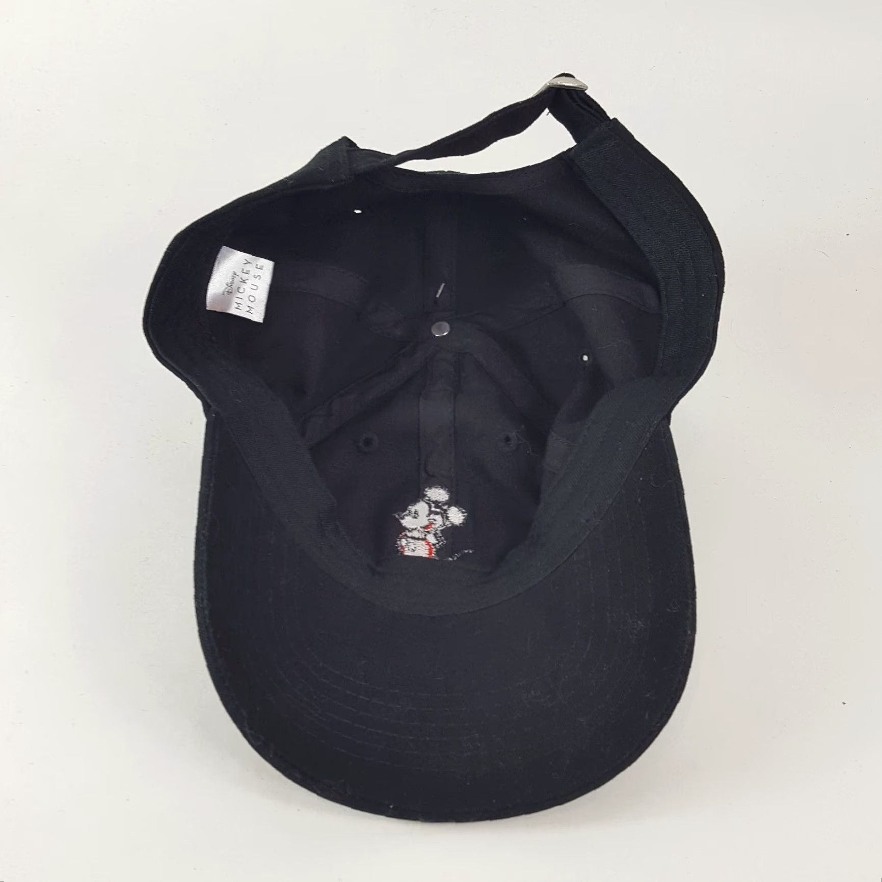 Disney VINTAGE Disney Mickey Mouse Embroidered Snapback Baseball Cap Hat Adult One Size Black Cotton Adjustable 90s 00s Retro USA Baseball Cap Mens Size ONE SIZE - 7 Thumbnail