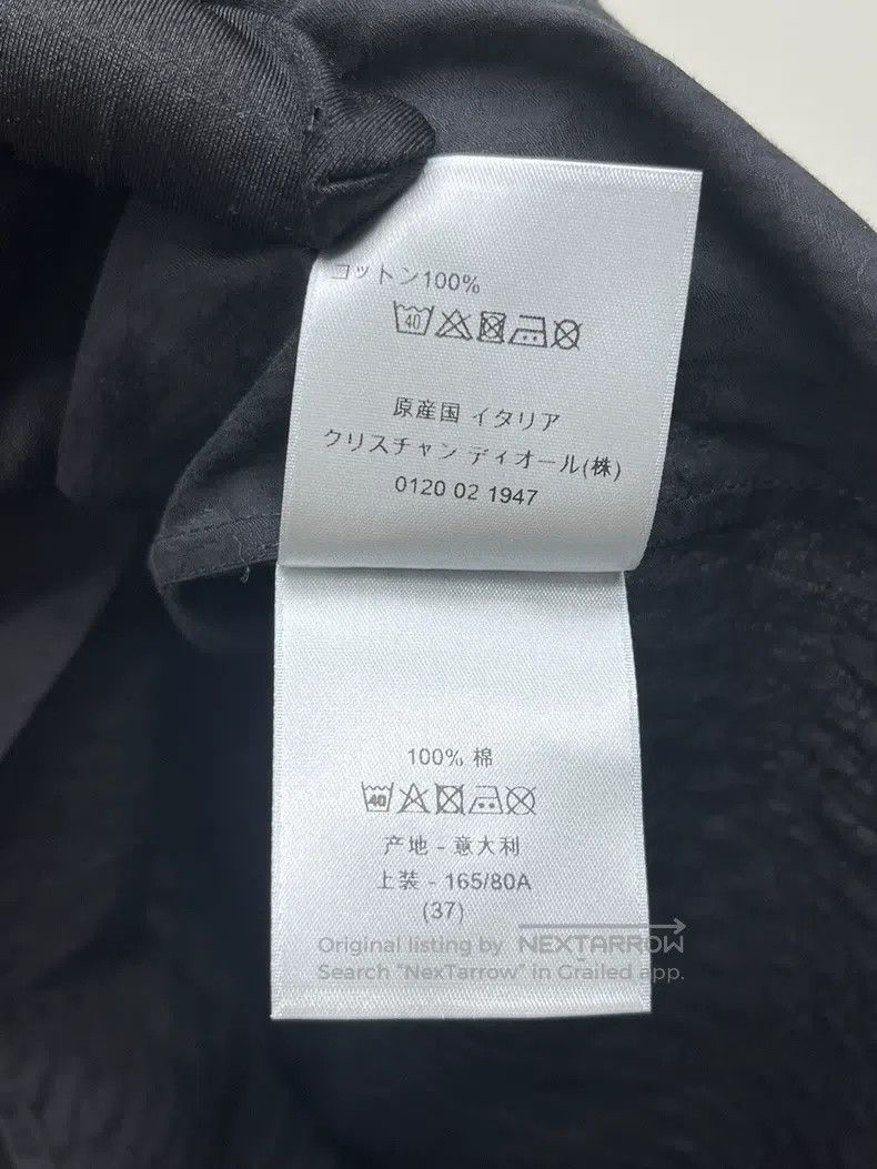 Dior Dior Size37 Dark flower logo shirt Size US XXS / EU 40 - 7 Thumbnail