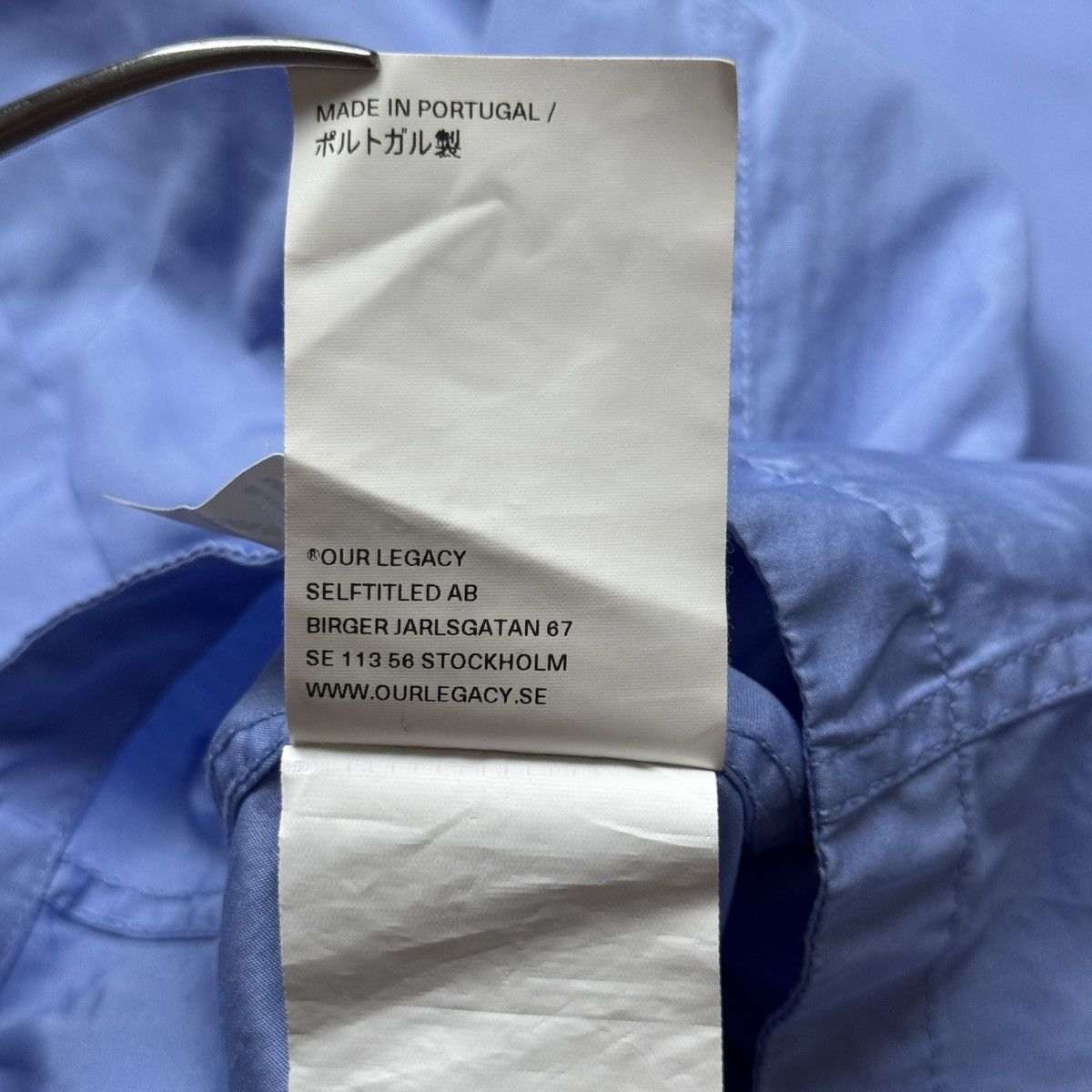 Our Legacy Our Legacy - Blue Union Blouse Longsleeve Size XXS / US 00 / IT 34 - 12 Thumbnail