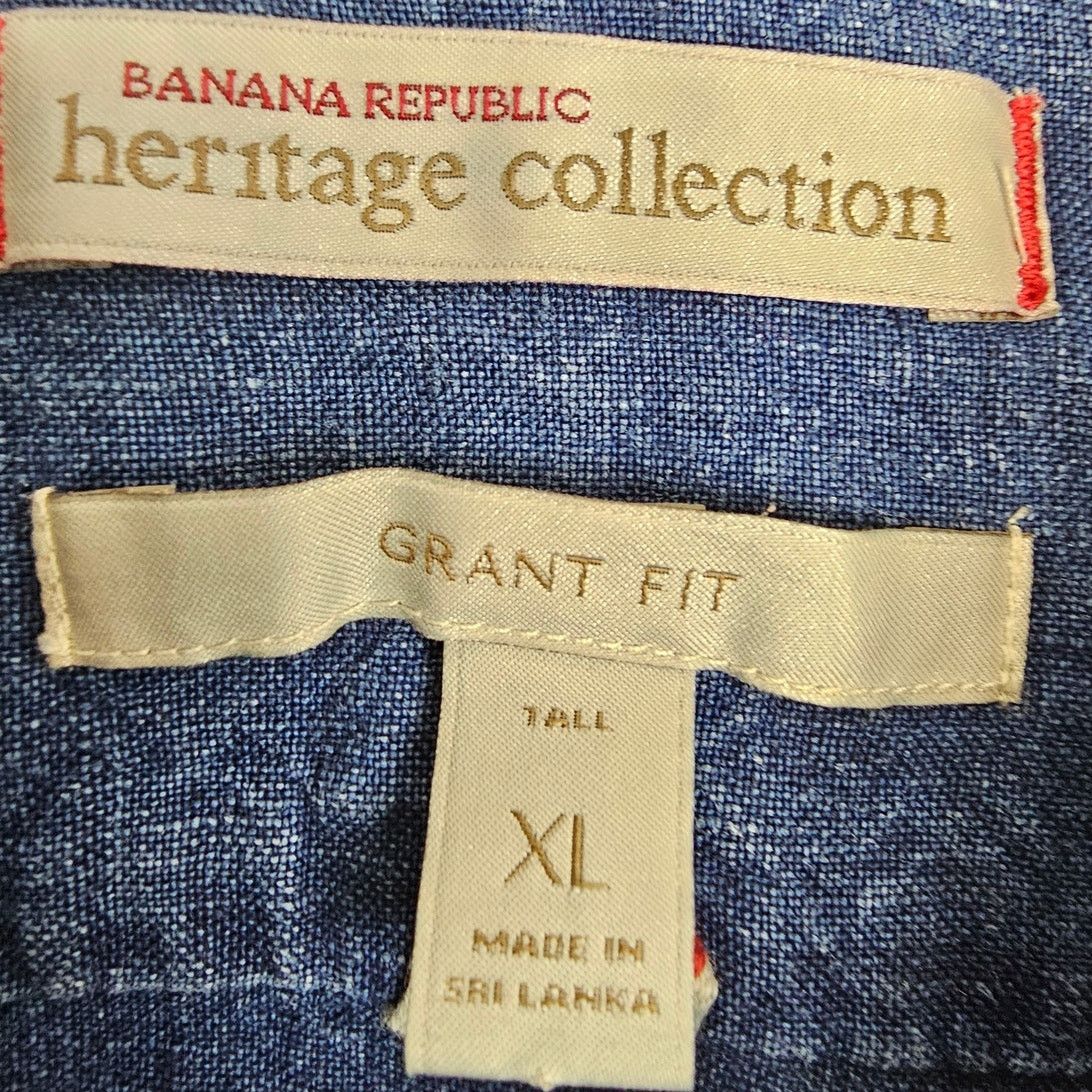Banana Republic Banana Republic Mens Linen Shirt Sz XLT Classic Breathable Size US XL / EU 56 / 4 - 8 Thumbnail