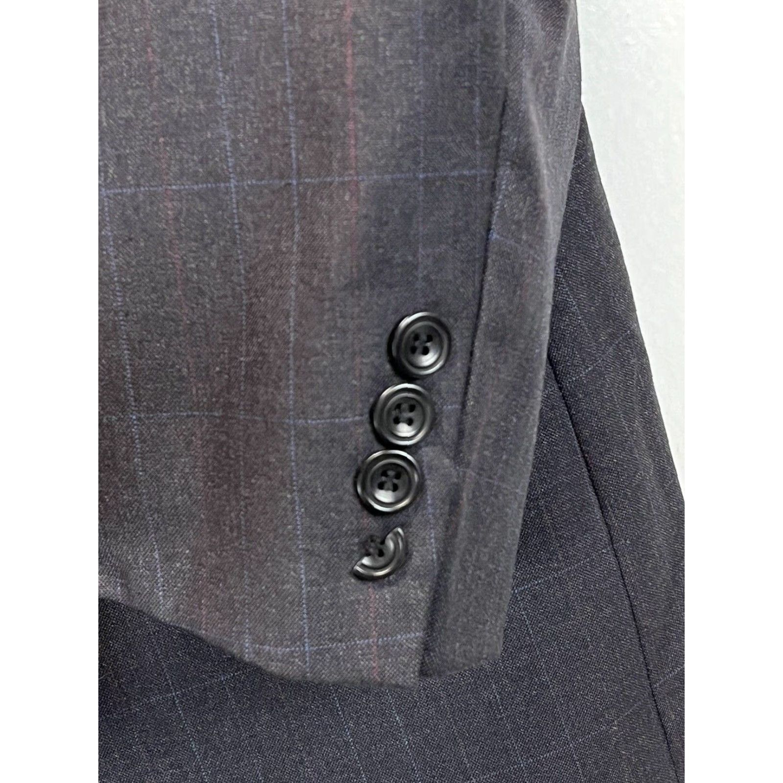 Ermenegildo Zegna Ermenegildo Zegna Zanetti Blazer Sport Coat Sz 54L GUC Check Super 100’s Wool Size 54R - 4 Thumbnail