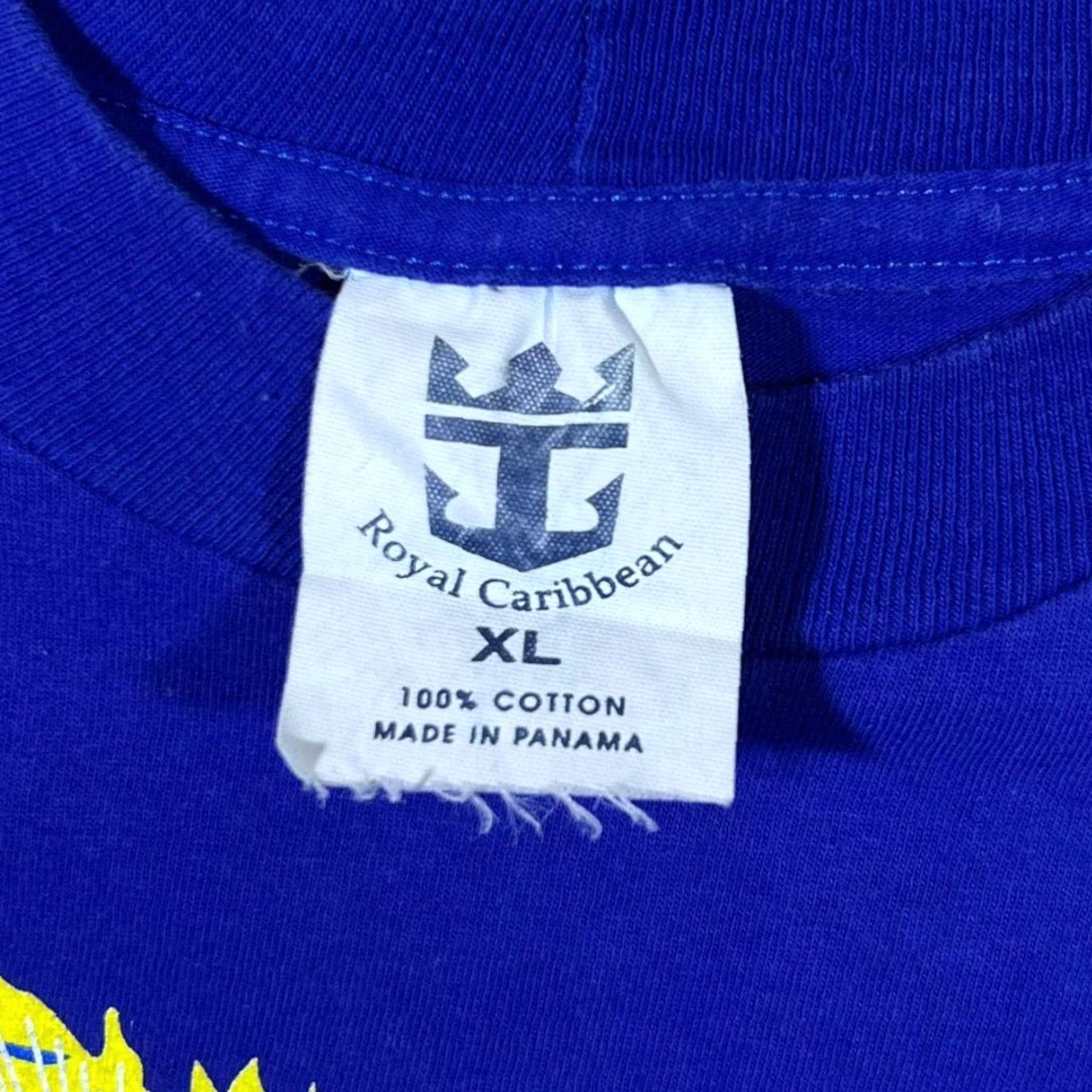 Vintage Vintage 90’s Royal Caribbean Fish Cruise Liner Graphic Souvenir Tourist Blue T-Shirt XL Size US XL / EU 56 / 4 - 3 Thumbnail