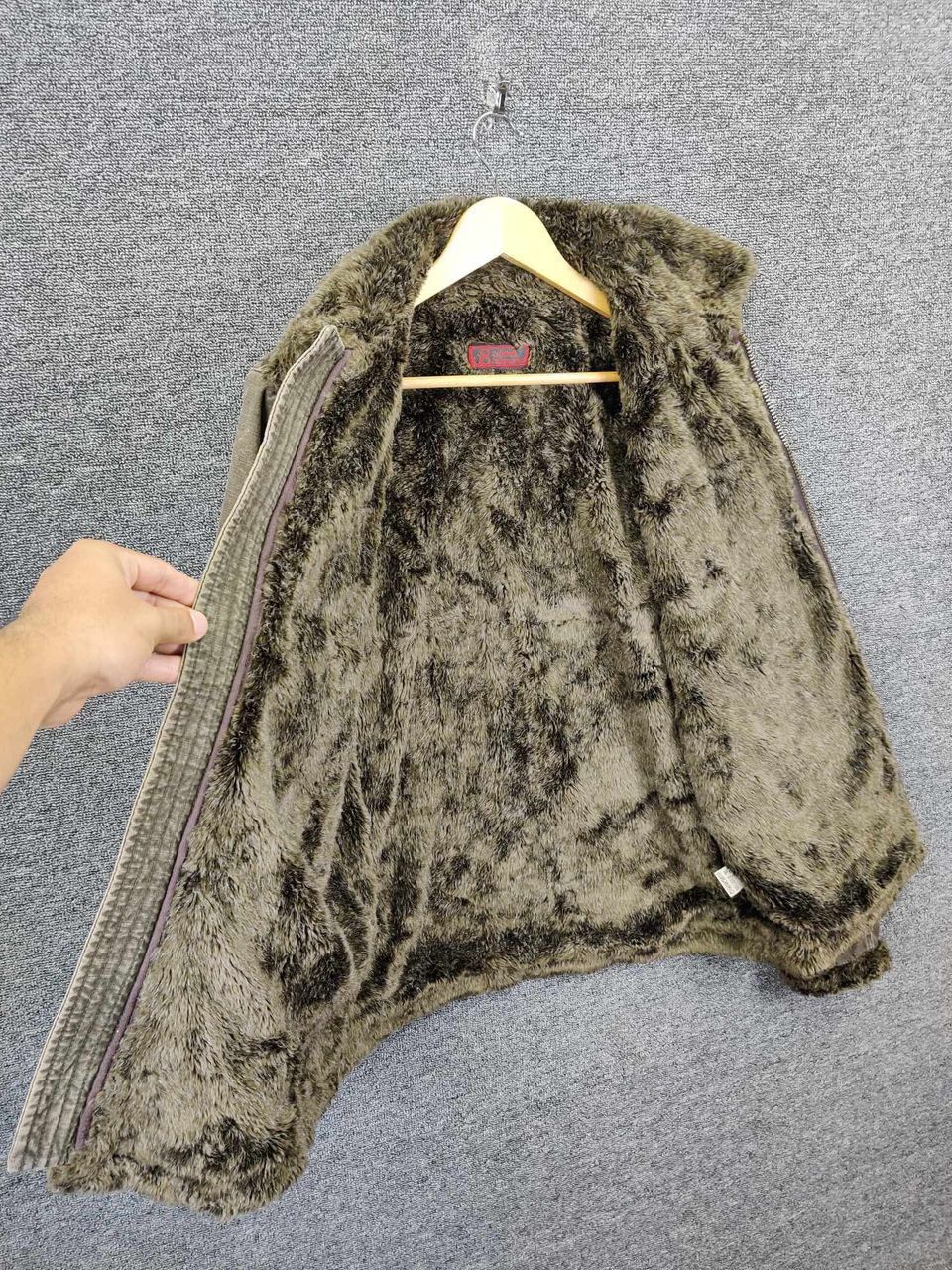 Johnbull Vintage John Bull Kojima Japan Denim Shearling Fur Jacket Size US L / EU 52-54 / 3 - 8 Thumbnail