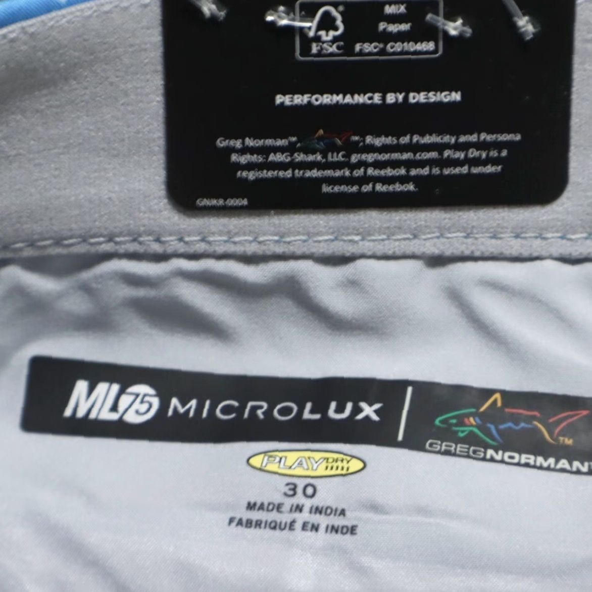 Vintage Greg Norman Stretch Microlux Performance Golf Shorts Blue Men's 30 Size US 30 / EU 46 - 5 Thumbnail