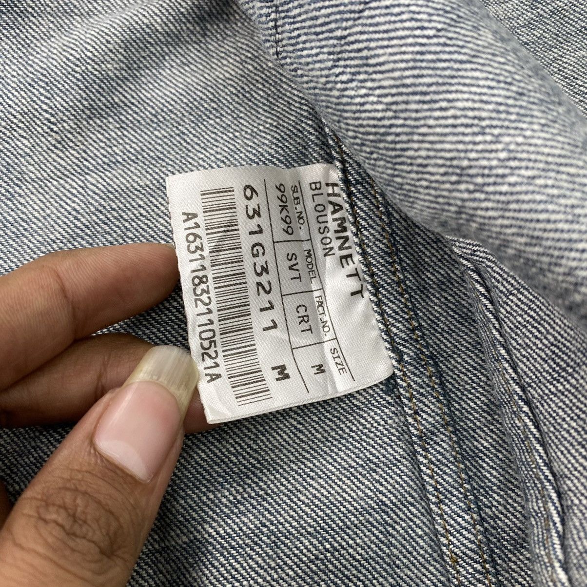 Katharine Hamnett London Katherine Hamnett London Selvedge Type II Denim Jacket Size US M / EU 48-50 / 2 - 12 Thumbnail