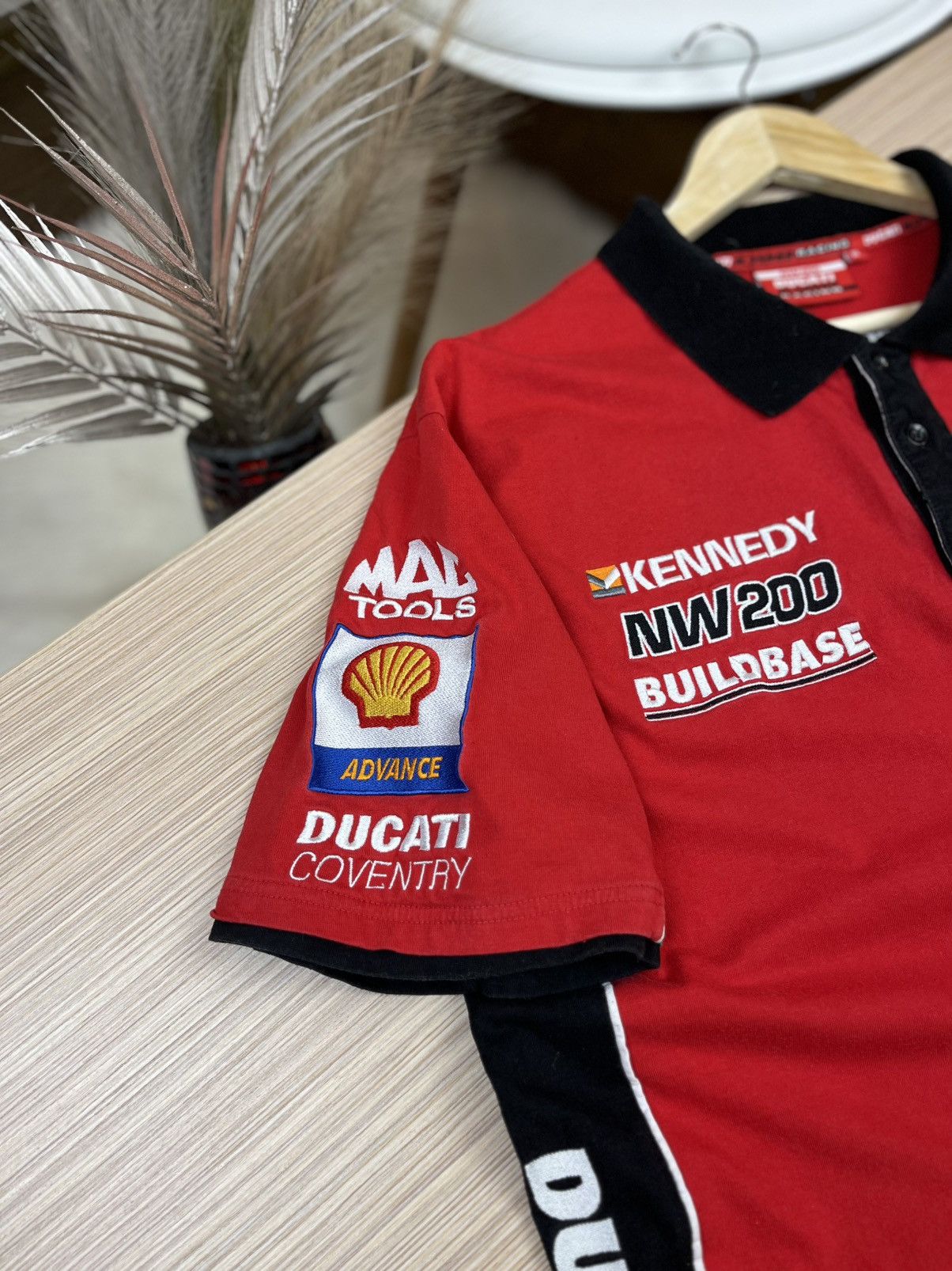 Ducati Vintage Ducati Racing Polo 1098 NW 200 Size US XL / EU 56 / 4 - 5 Thumbnail