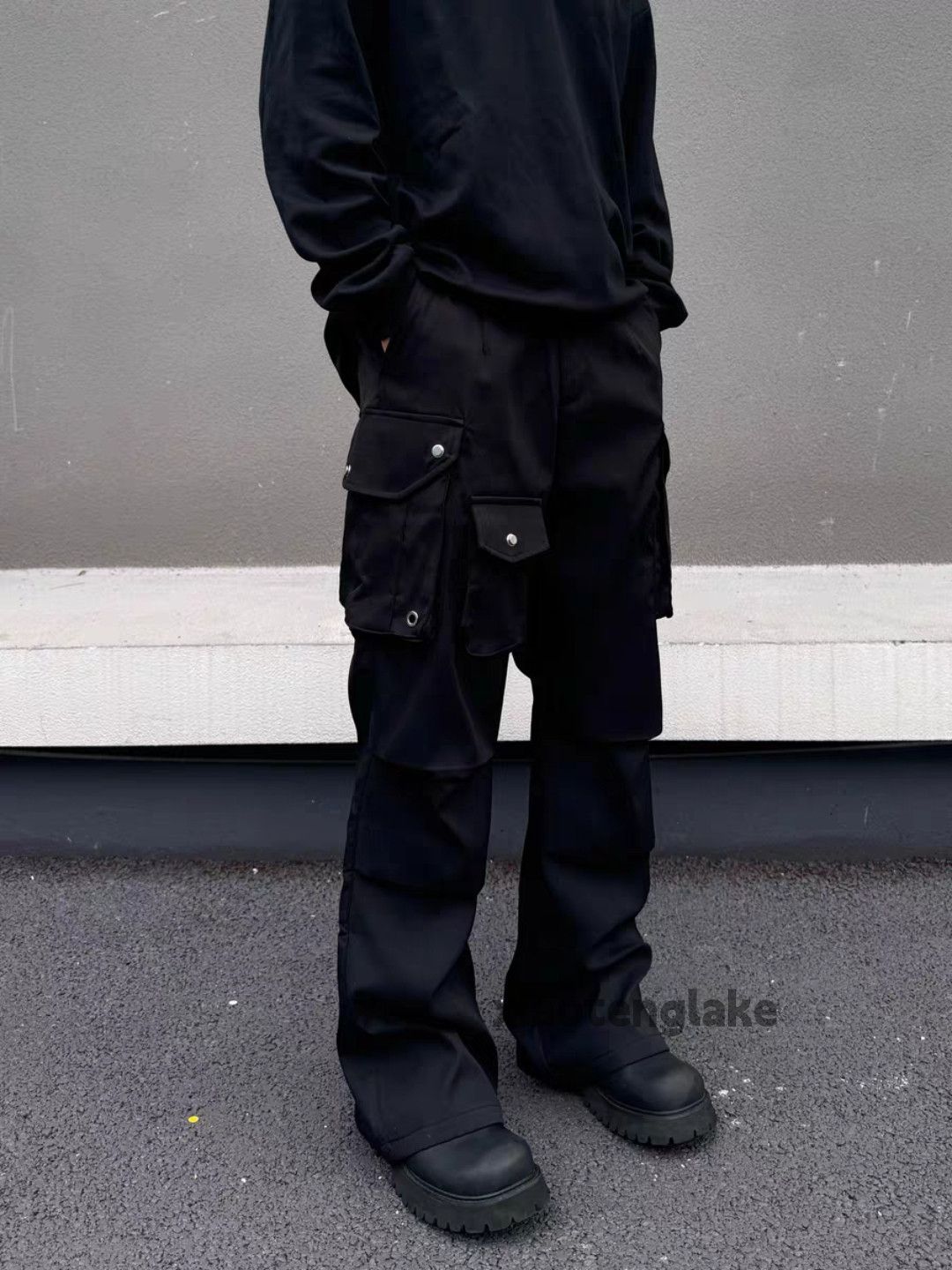Designer × Japanese Brand × Vintage utility military tactical pleated loose baggy cargo pants Size US 32 / EU 48 - 3 Thumbnail