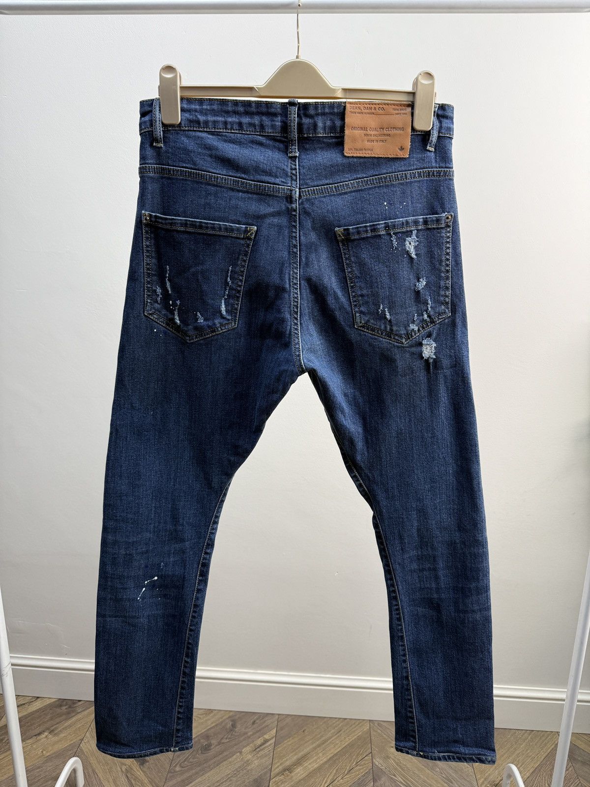 Dsquared2 Vintage Dsquared2 Distressed Slim Fit Jeans Made in Italy Size US 31 - 7 Thumbnail