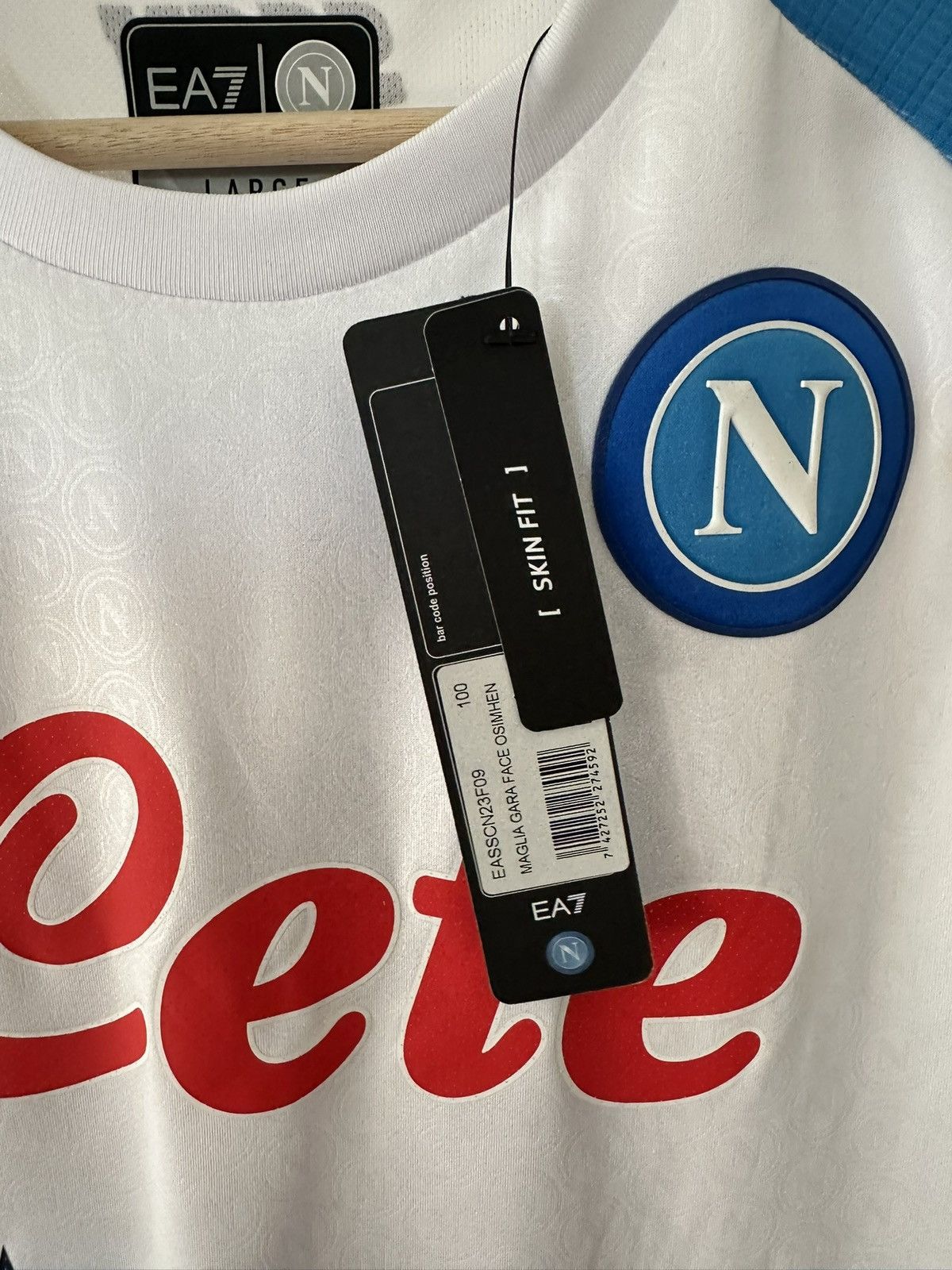 Emporio Armani Victor Osimhen Napoli GAME FACE shirt Size US L / EU 52-54 / 3 - 11 Thumbnail