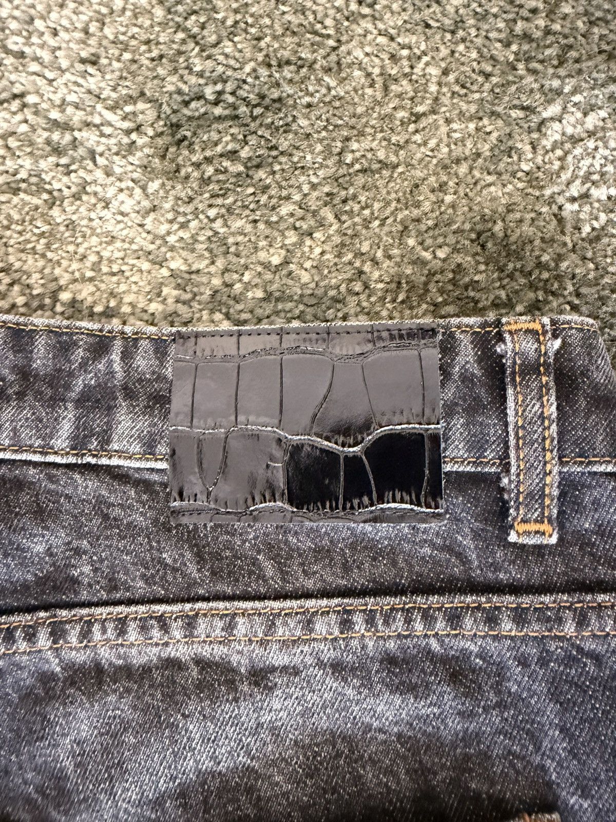 Other Pearled Ivory Denim - PI 1403 (Slate) (Black Wash) Size US 32 / EU 48 - 3 Thumbnail