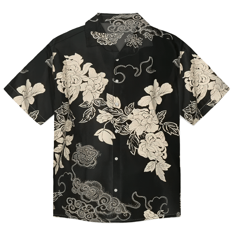 The Unbranded Brand Floral Print Cotton Shirt Size US S / EU 44-46 / 1 - 1 Thumbnail