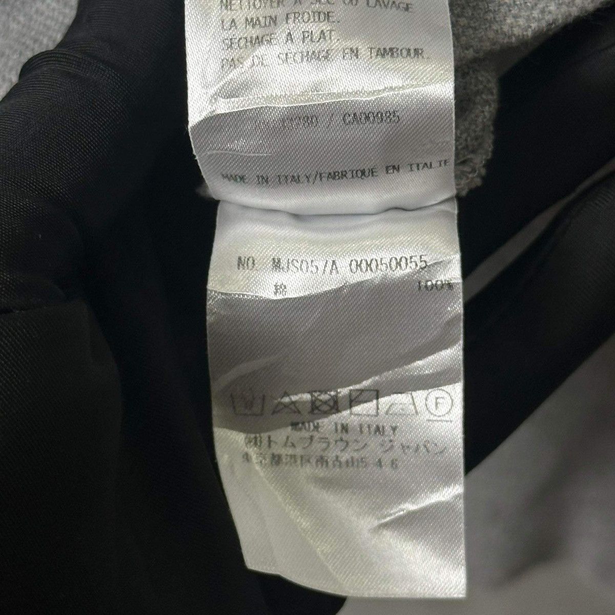 Thom Browne THOM BROWNE BACK STRIPED LONGSLEVE Size US L / EU 52-54 / 3 - 8 Thumbnail