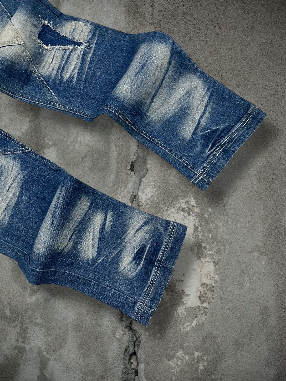 Japanese Brand Vintage Rare Designer Norton Motorcyles Distressed Denim Size US 32 / EU 48 - 5 Thumbnail