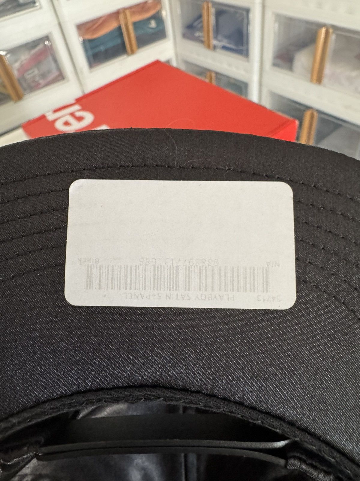 Supreme Supreme Playboy Satin 5 Panel Hat Size ONE SIZE - 3 Thumbnail