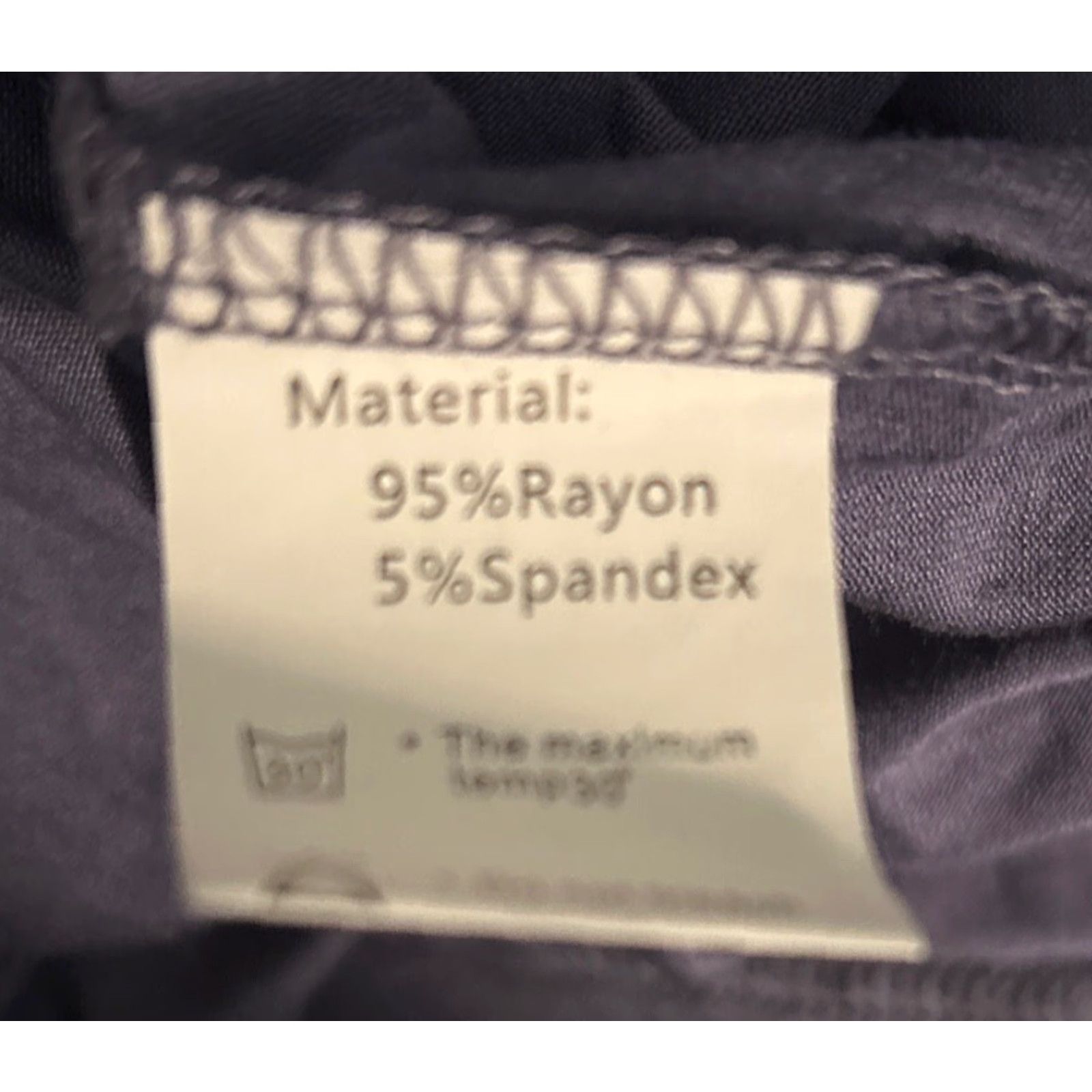 Vintage AUSELILY blue dress Pockets Knit Rayon Spandex Solid Knee Length Short Sleeve Round Neck Pullover Size L / US 10 / IT 46 - 5 Thumbnail