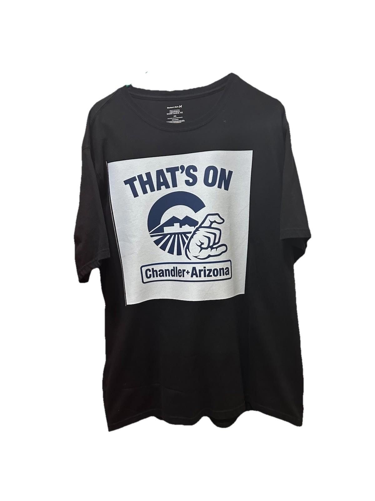 Designer That’s On Chandler Arizona Tee Repurposed Tee T-Shirt Size US XXL / EU 58 / 5 - 1 Thumbnail