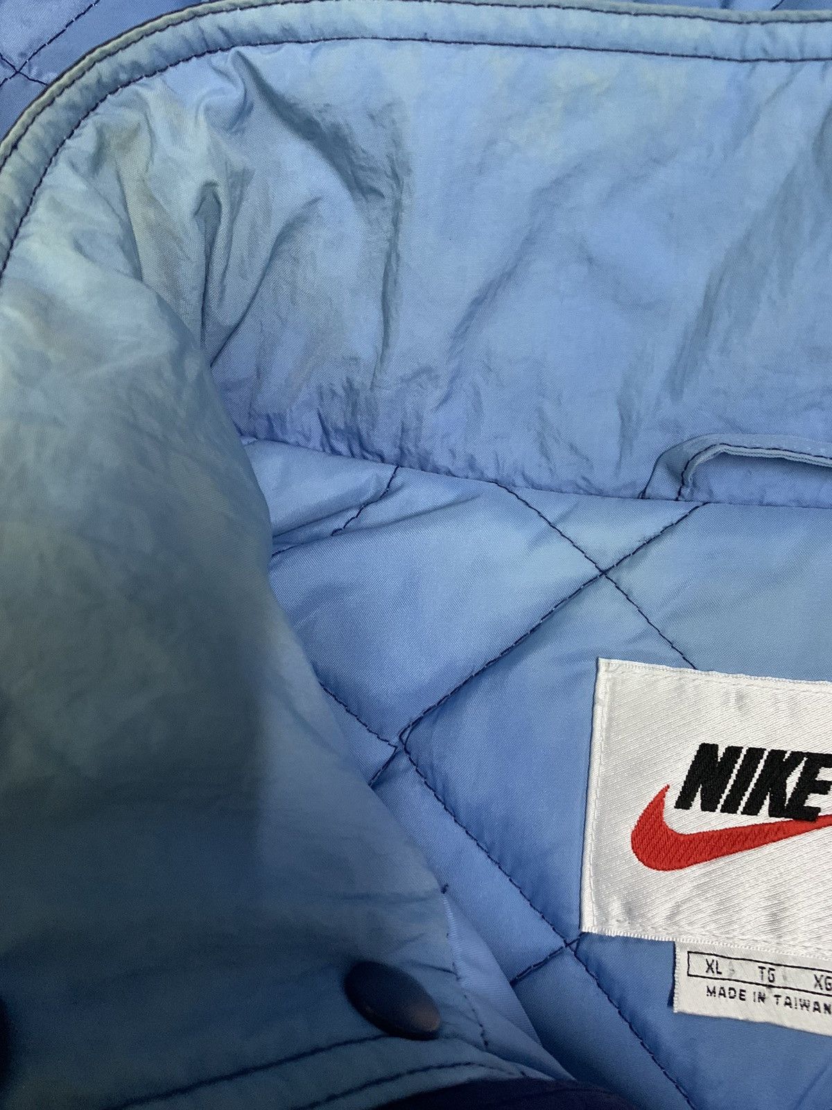 Nike Vintage 90s Nike Swoosh Big Logo Oversized Anorak Jacket Size US L / EU 52-54 / 3 - 6 Thumbnail
