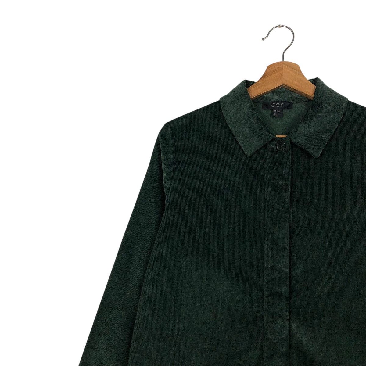 Cos 📌Rich Green Vintage Corduroy Dress COS Size M / US 6-8 / IT 42-44 - 9 Thumbnail