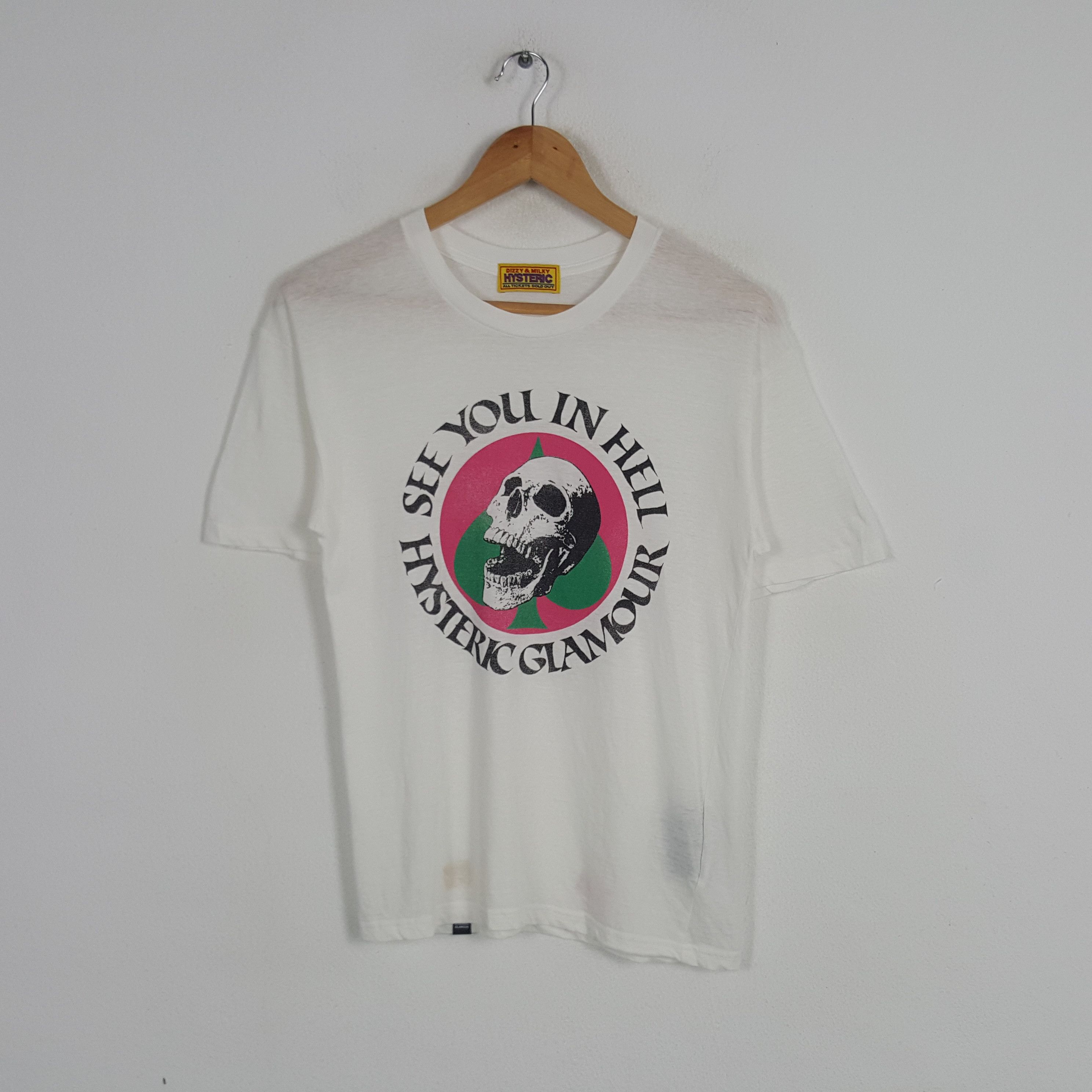 Hysteric Glamour × Japanese Brand × Vintage Vintage See You In Hell HYSTERIC GLAMOUR Horror Art Tshirt Size US S / EU 44-46 / 1 - 1 Thumbnail