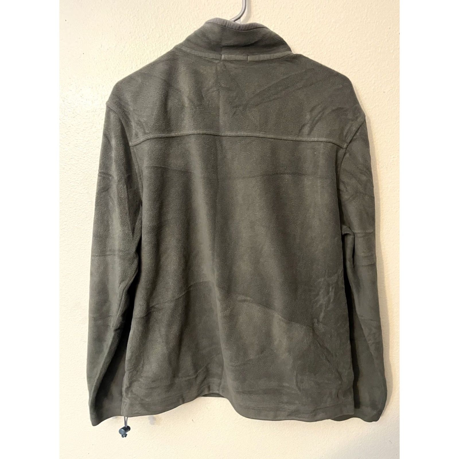 Gap VINTAGE Gap Gray Quarter Zip Fleece Jacket Mens Sz M Size US M / EU 48-50 / 2 - 2 Thumbnail