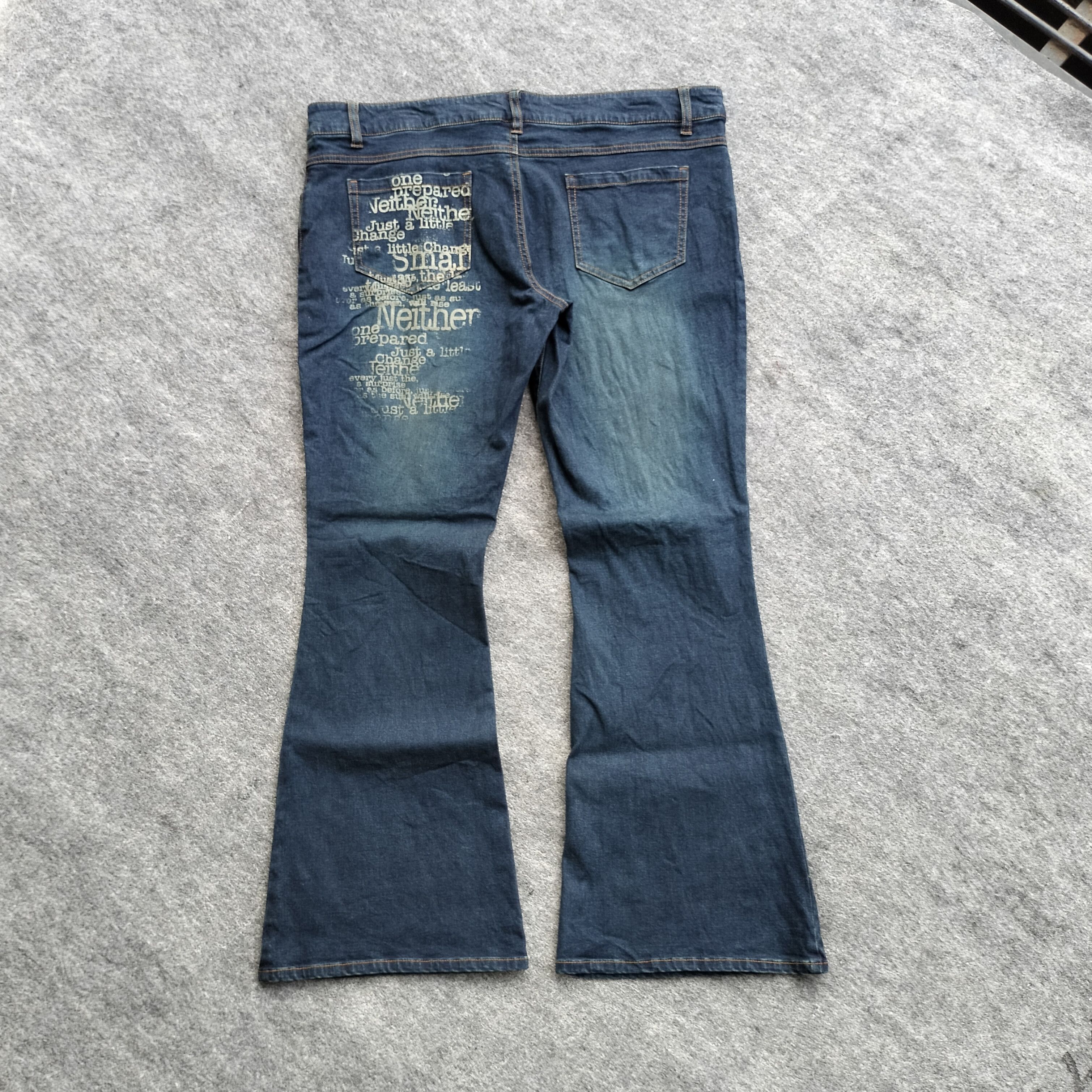 Tornado Mart Y2k vkei oem flare jeans Size US 38 / EU 54 - 2 Thumbnail