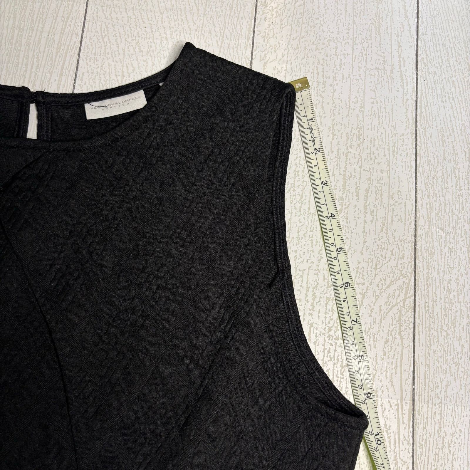 Other New York & Company Black A Line Sleeveless Dress XL Stretch Size XL / US 12-14 / IT 48-50 - 6 Thumbnail