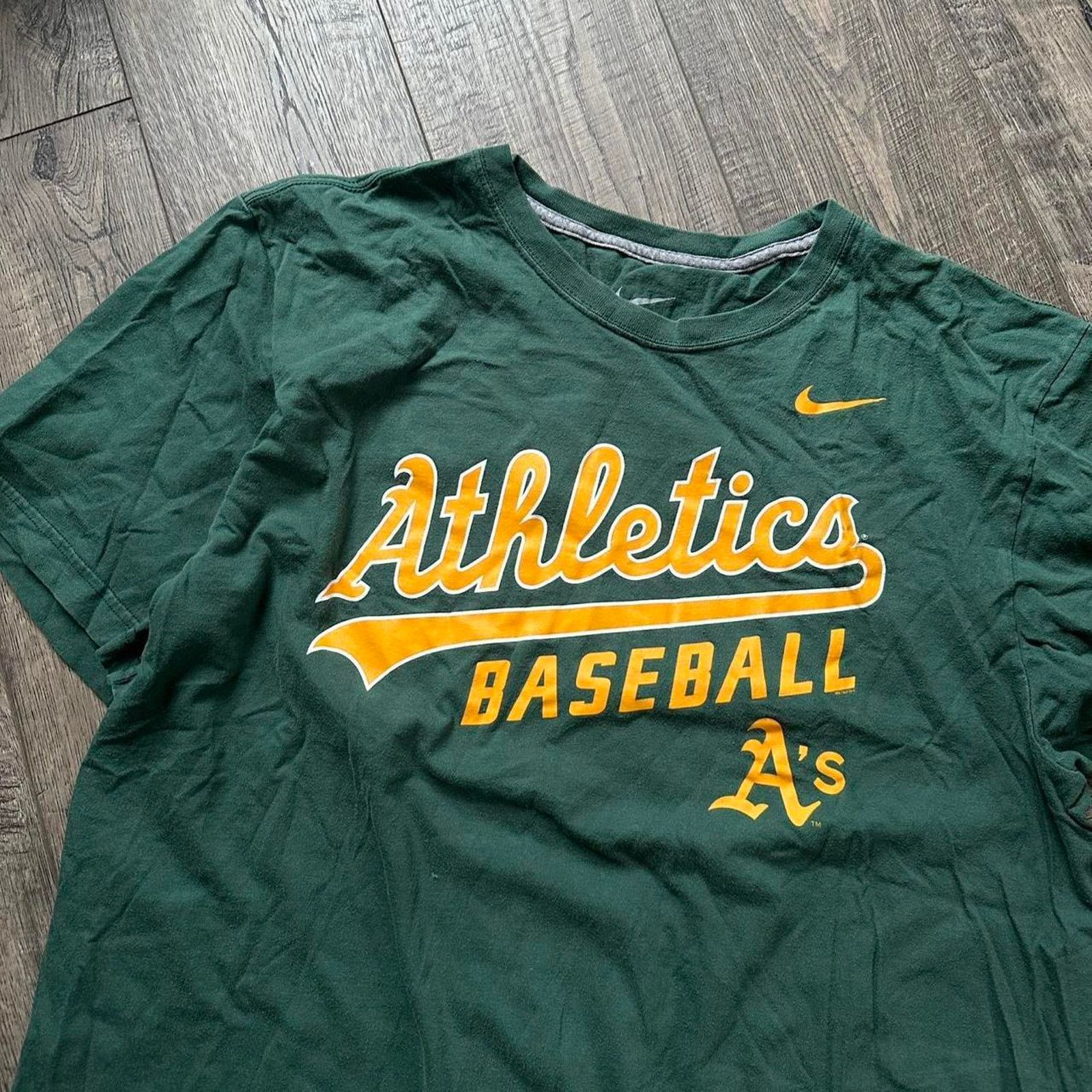 Nike Vintage 00s Nike Oakland Athletics A’s Baseball MLB Shirt Size US M / EU 48-50 / 2 - 4 Thumbnail