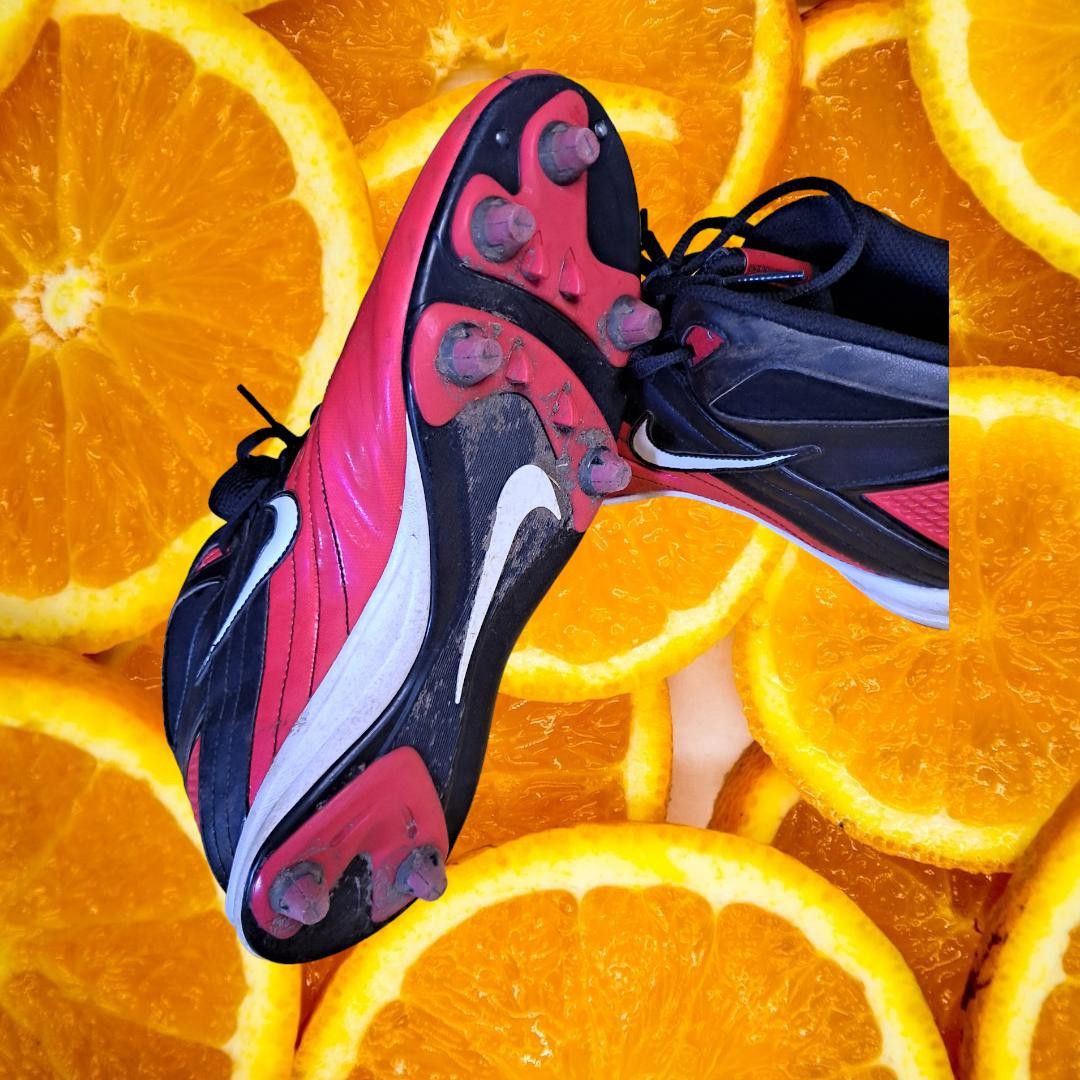 Nike Nike Black, Red and White Get Fast High Top Cleat Model 4422 Size US 12 / EU 45 - 7 Thumbnail
