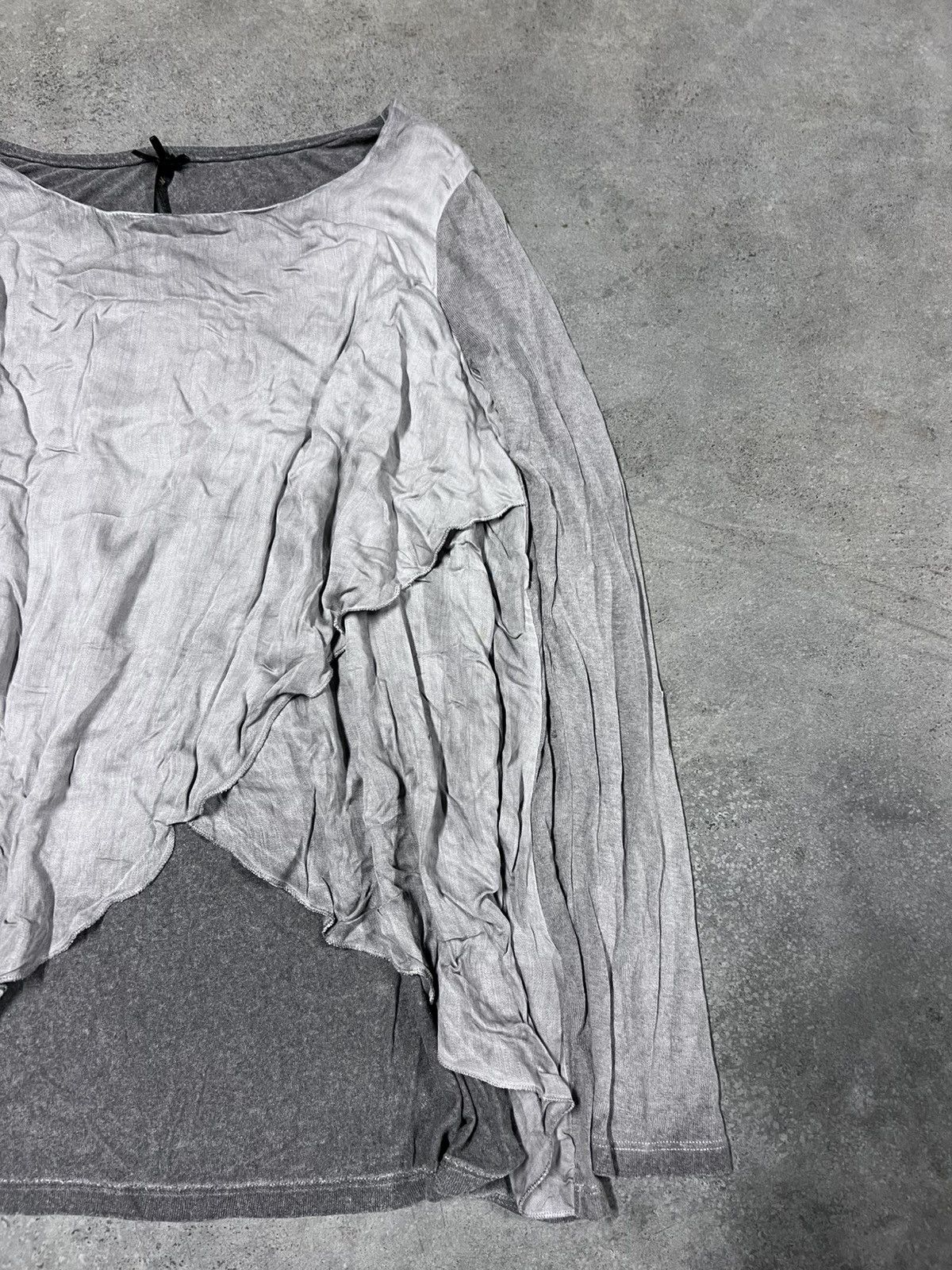 Other Deconstructed Faded Japanese Style Longsleeve Blouse Size S / US 4 / IT 40 - 3 Thumbnail